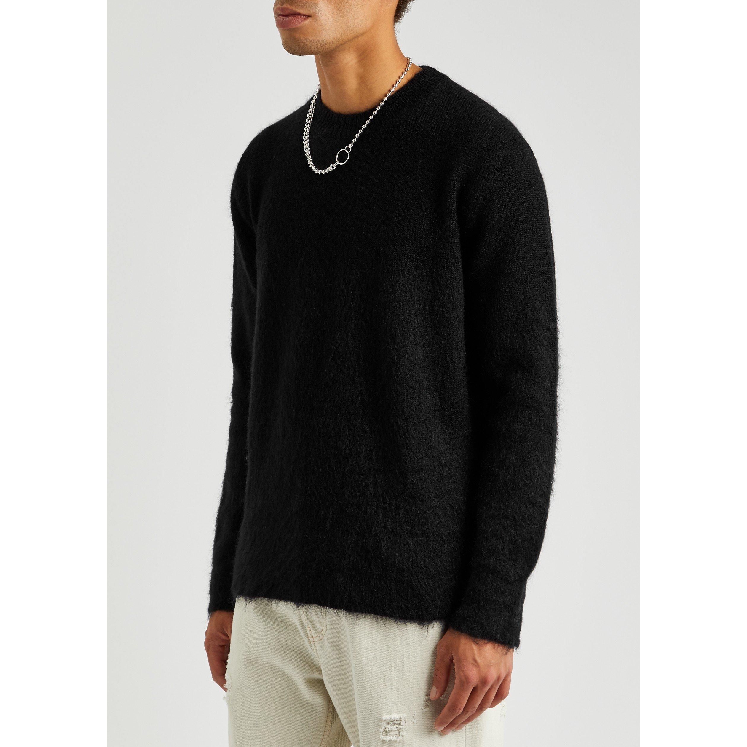 BLACK AND OTHER - Off White - OW MOHAIR ARROW KNIT CREWNECK - 2