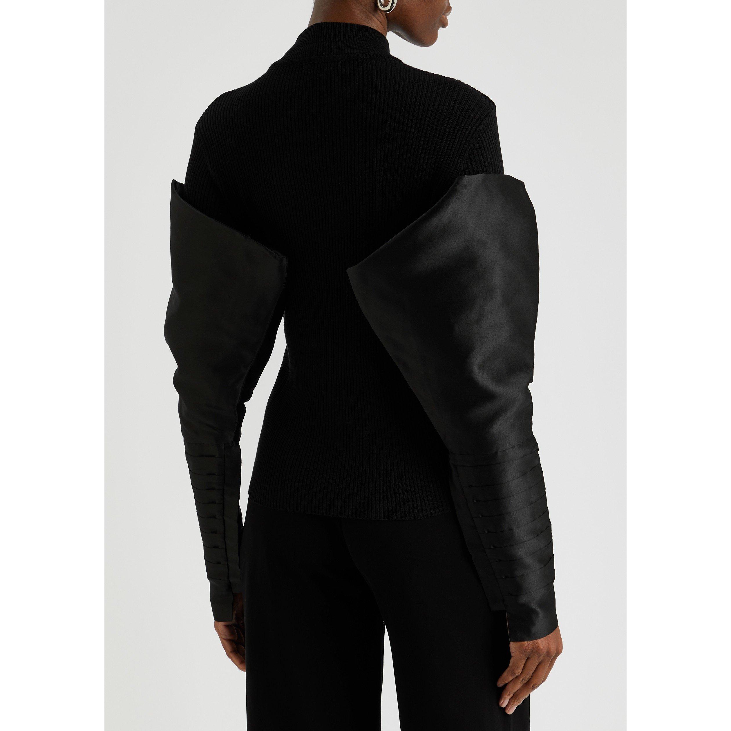 BLACK - Nafsika Skourti - TO TURTLENECK W/ SLEEVES - 2