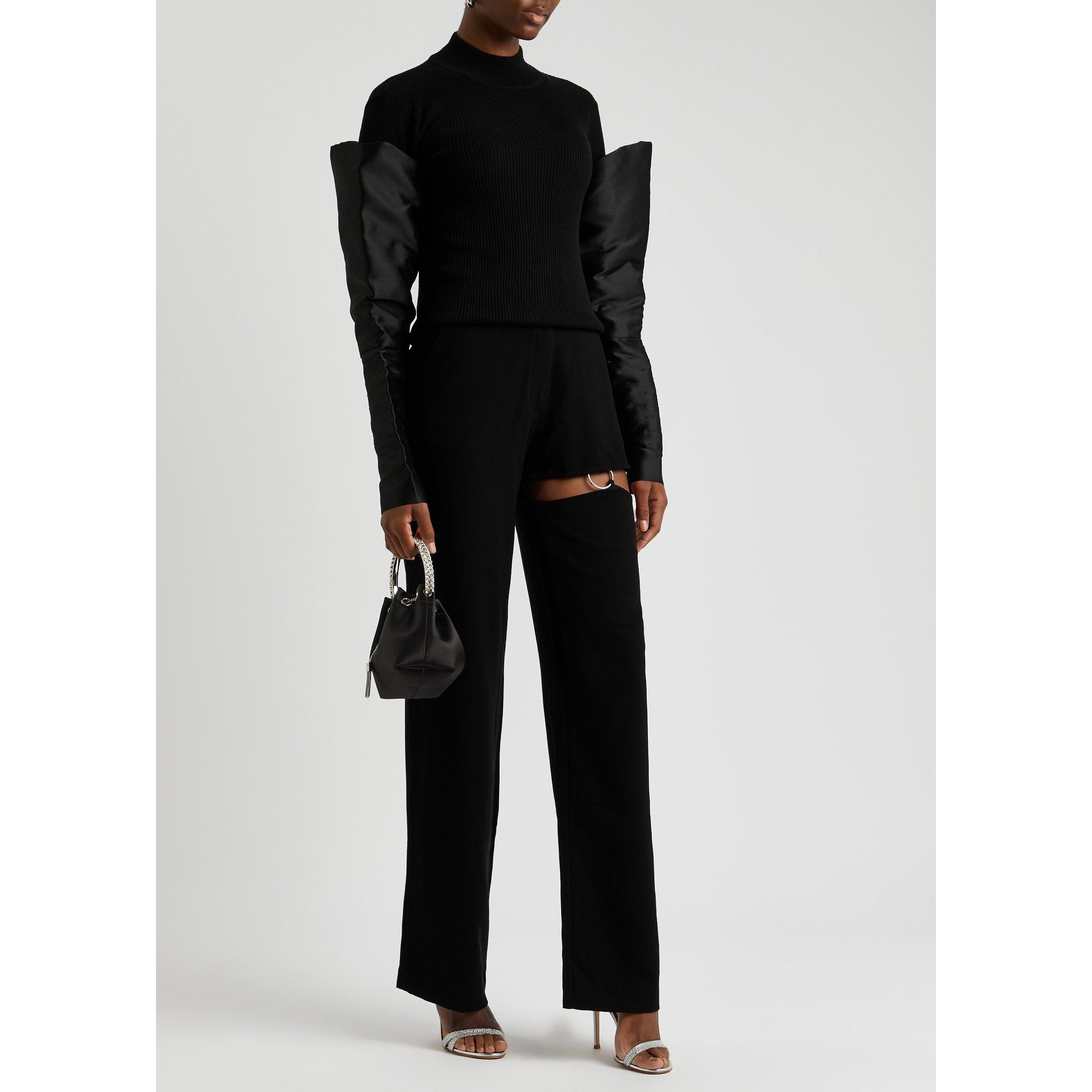 BLACK - Nafsika Skourti - TO TURTLENECK W/ SLEEVES - 5