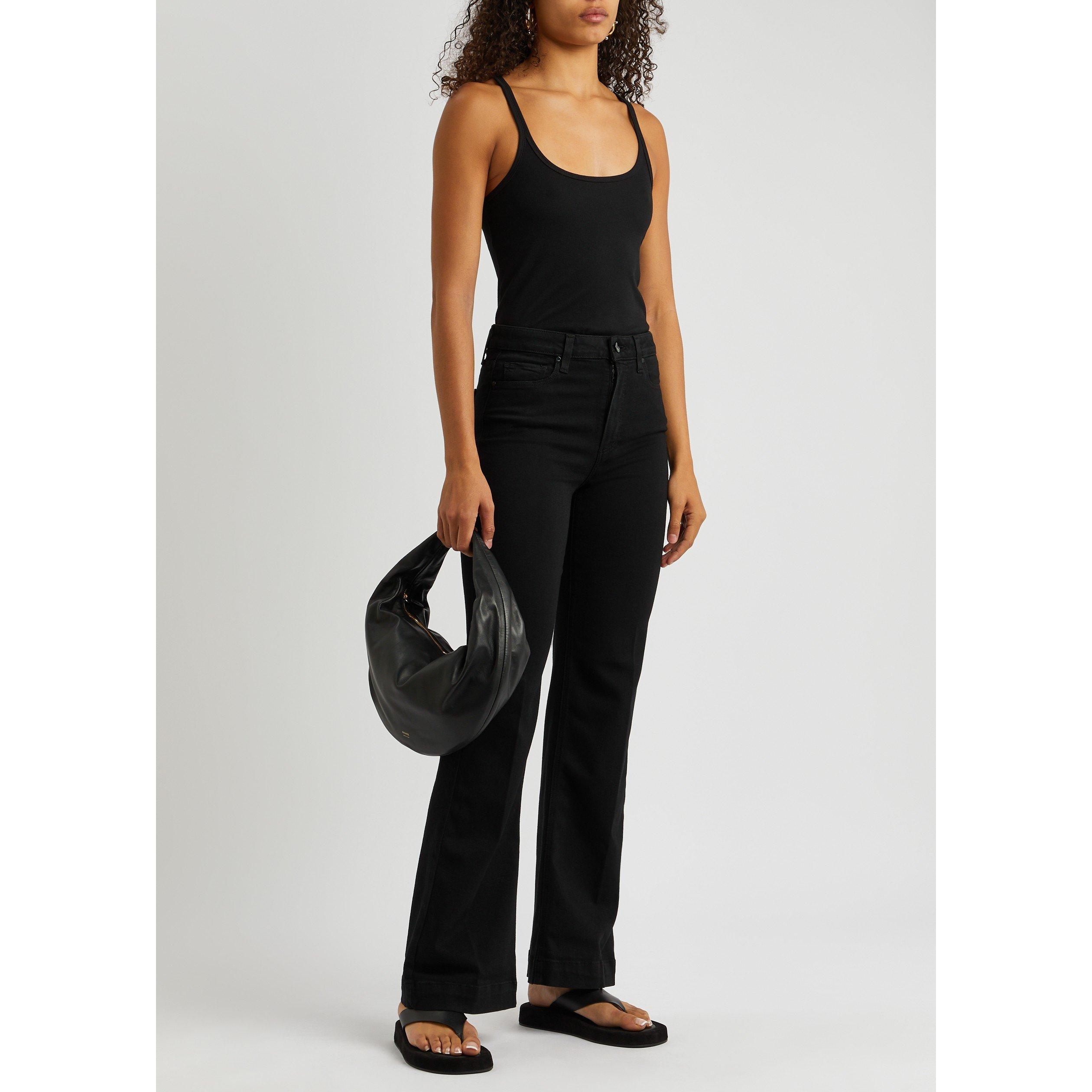 BLACK - Paige - Women's Leenah High-Rise Wide-Leg Jeans - 5