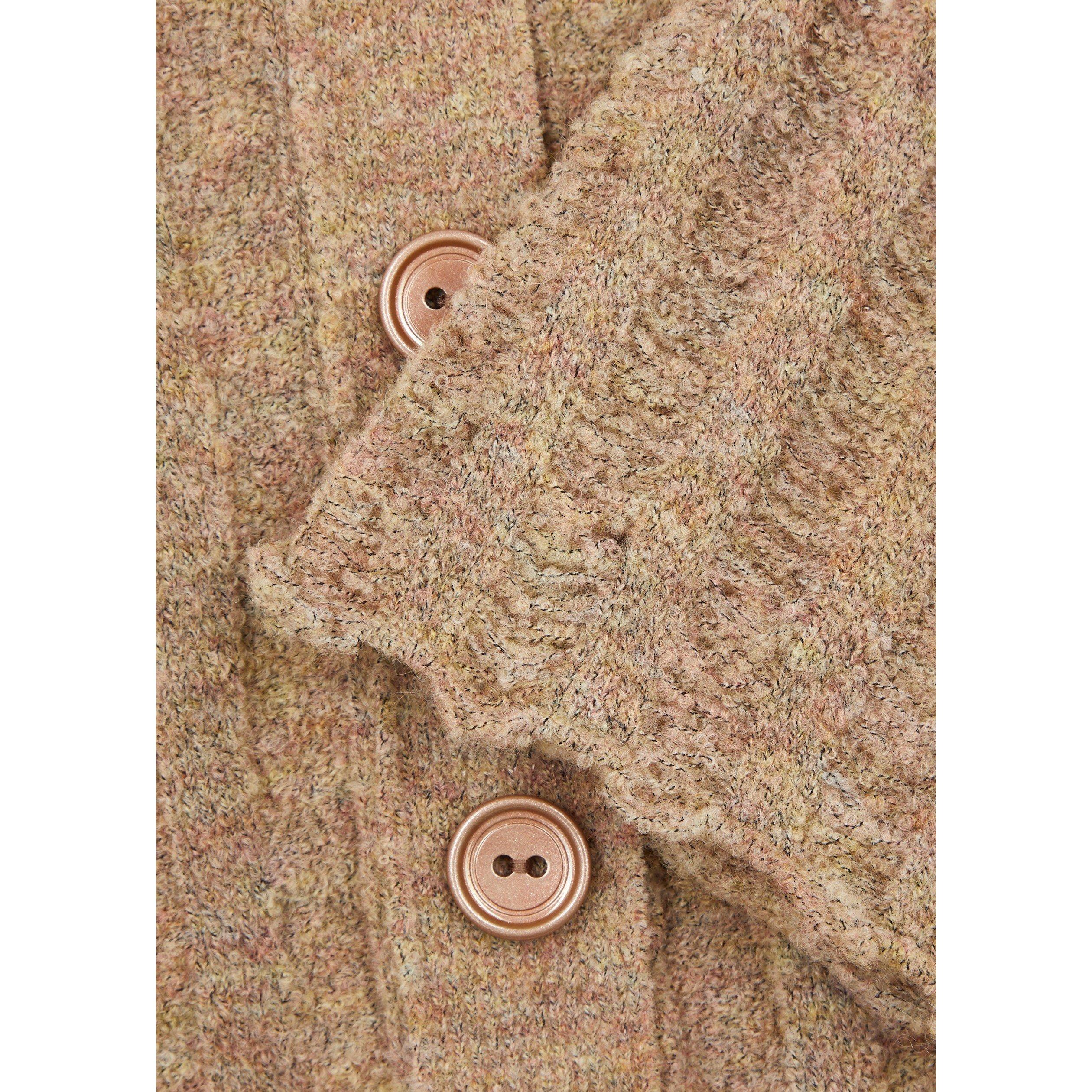 BEIGE - KNWLS - KN COSMA CARDIGAN CURLY WOOL - 4