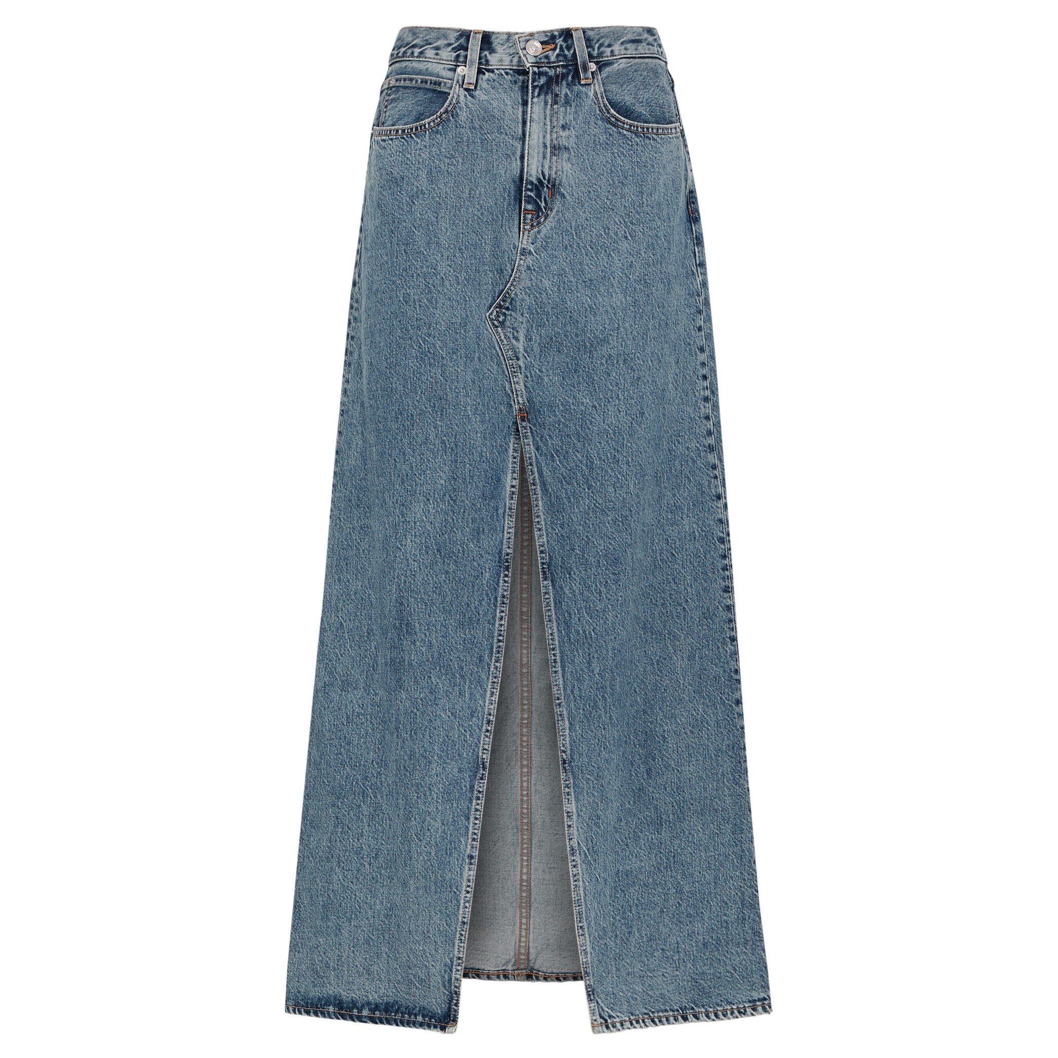 BLUE - SLVRLAKE - LS DALLAS MAXI SKIRT - 1