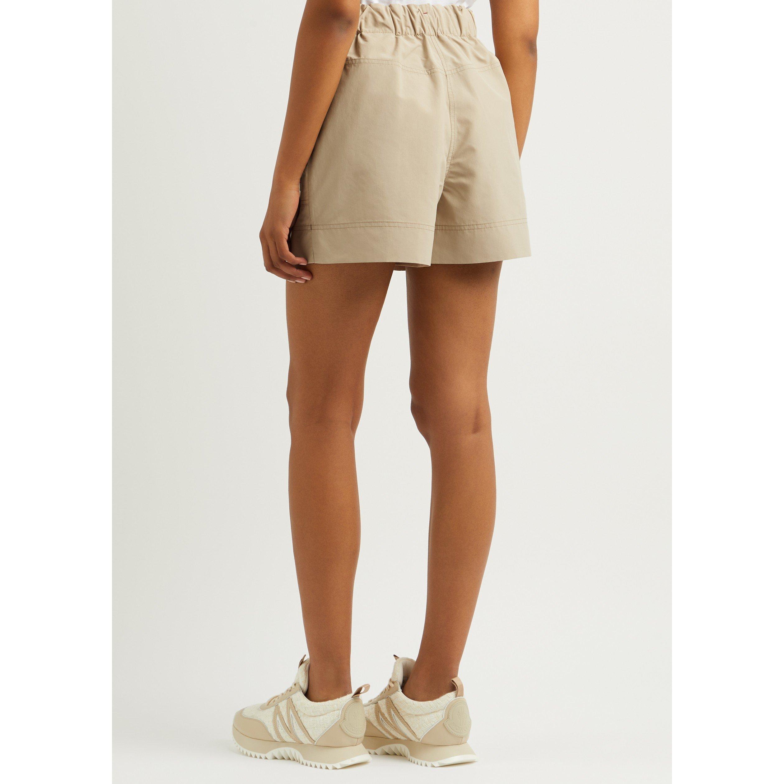 BEIGE - Moncler - Women's Relaxed-Fit Tracksuit Shorts - 3