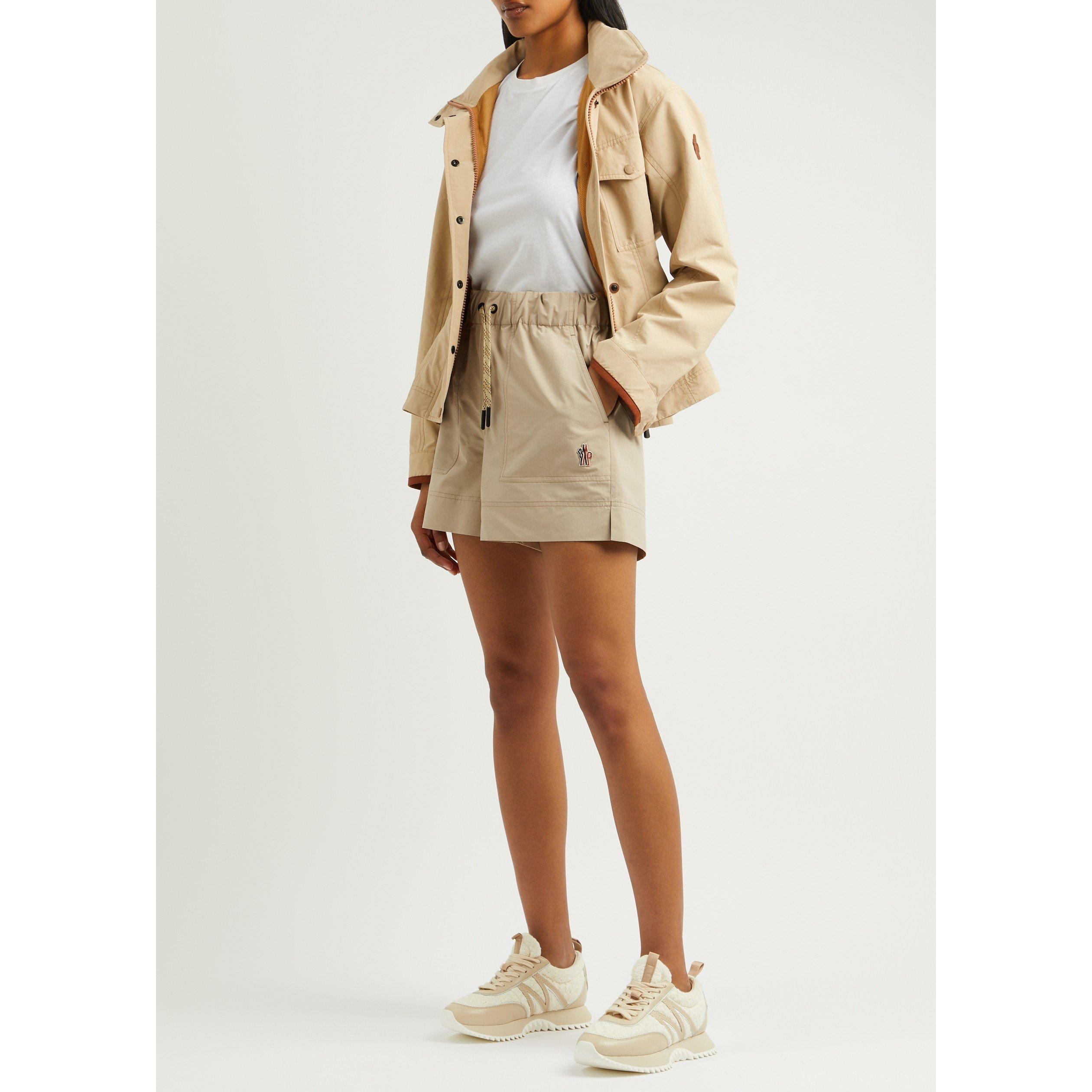 BEIGE - Moncler - Women's Relaxed-Fit Tracksuit Shorts - 5
