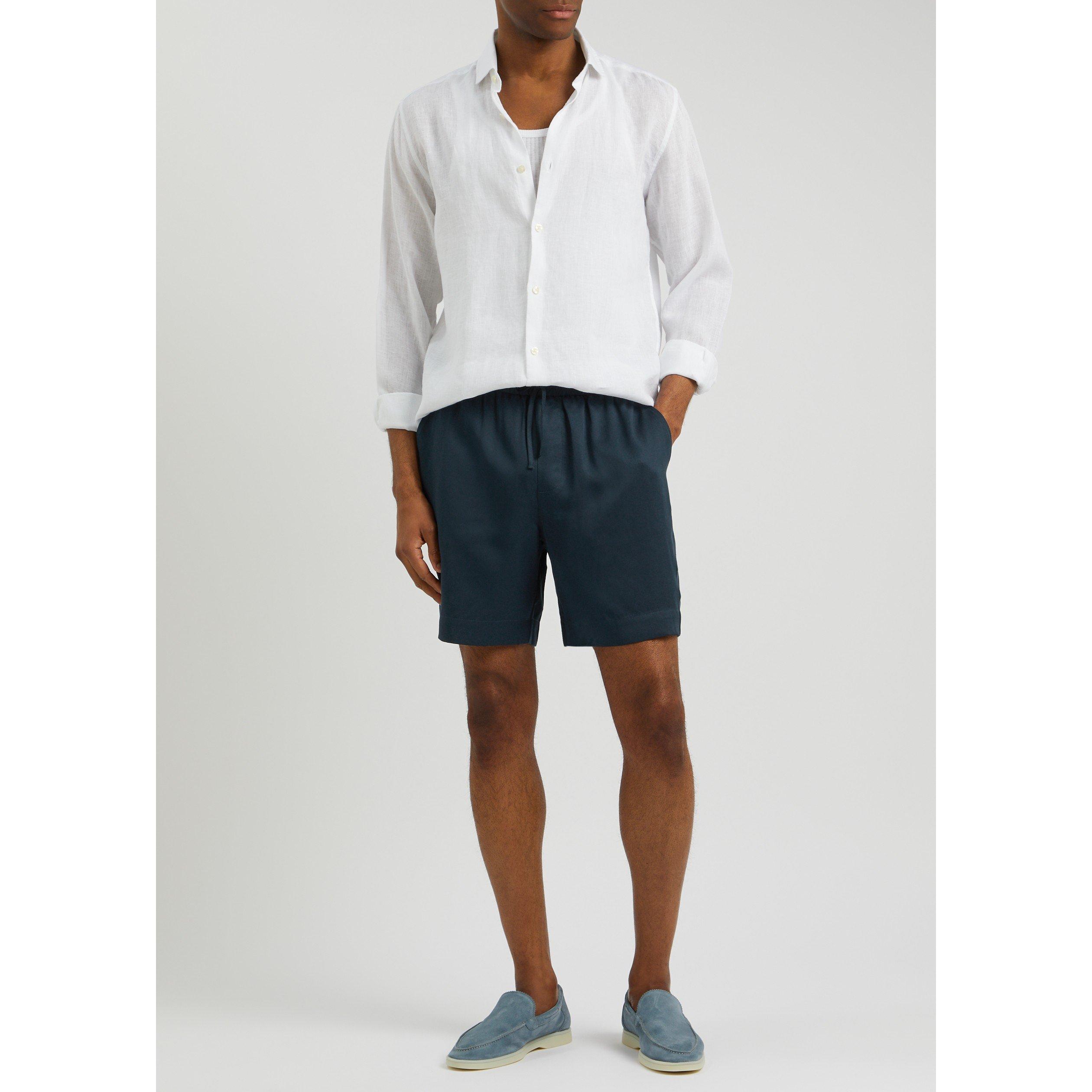 NAVY - Che - Che Tencel Short - 5