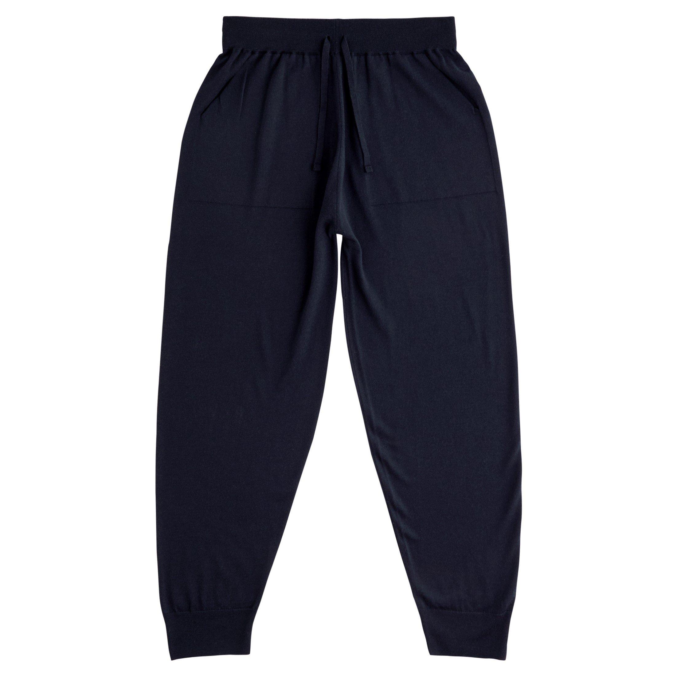 NAVY - John Smedley - SMED KNIT TRS SWEAT HENNING - 1