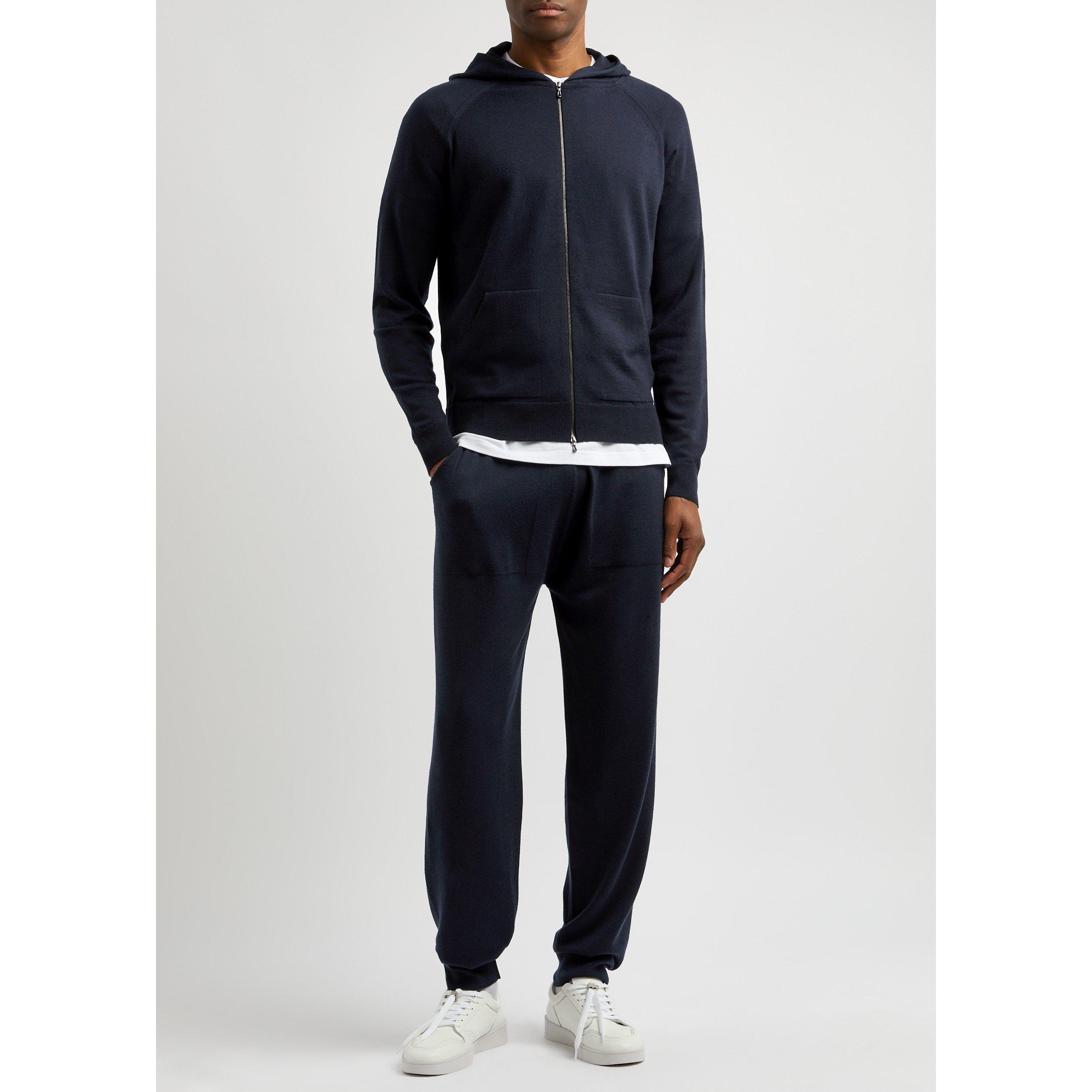 NAVY - John Smedley - SMED KNIT TRS SWEAT HENNING - 5