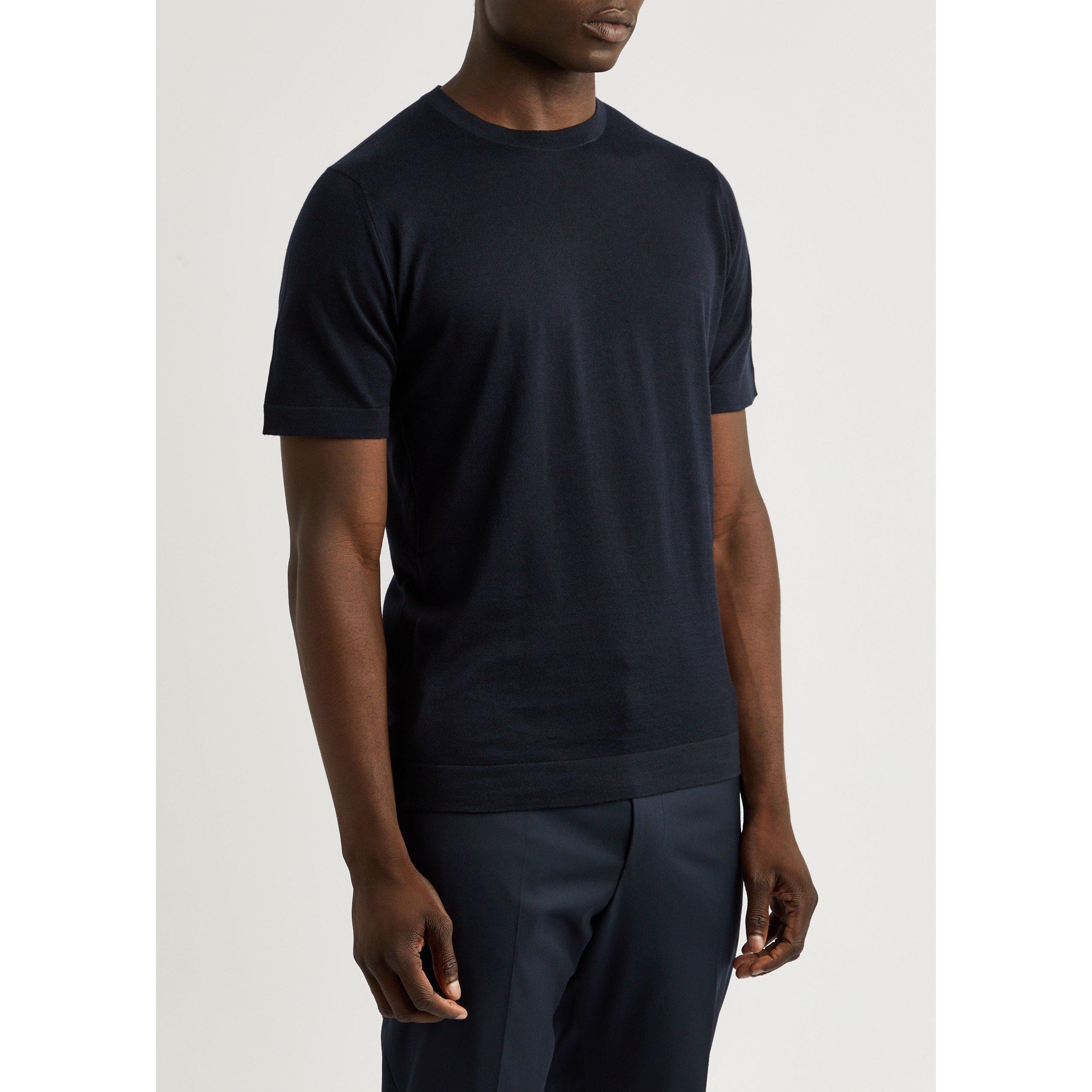 NAVY - John Smedley - SMED TEE SS LORCA - 2