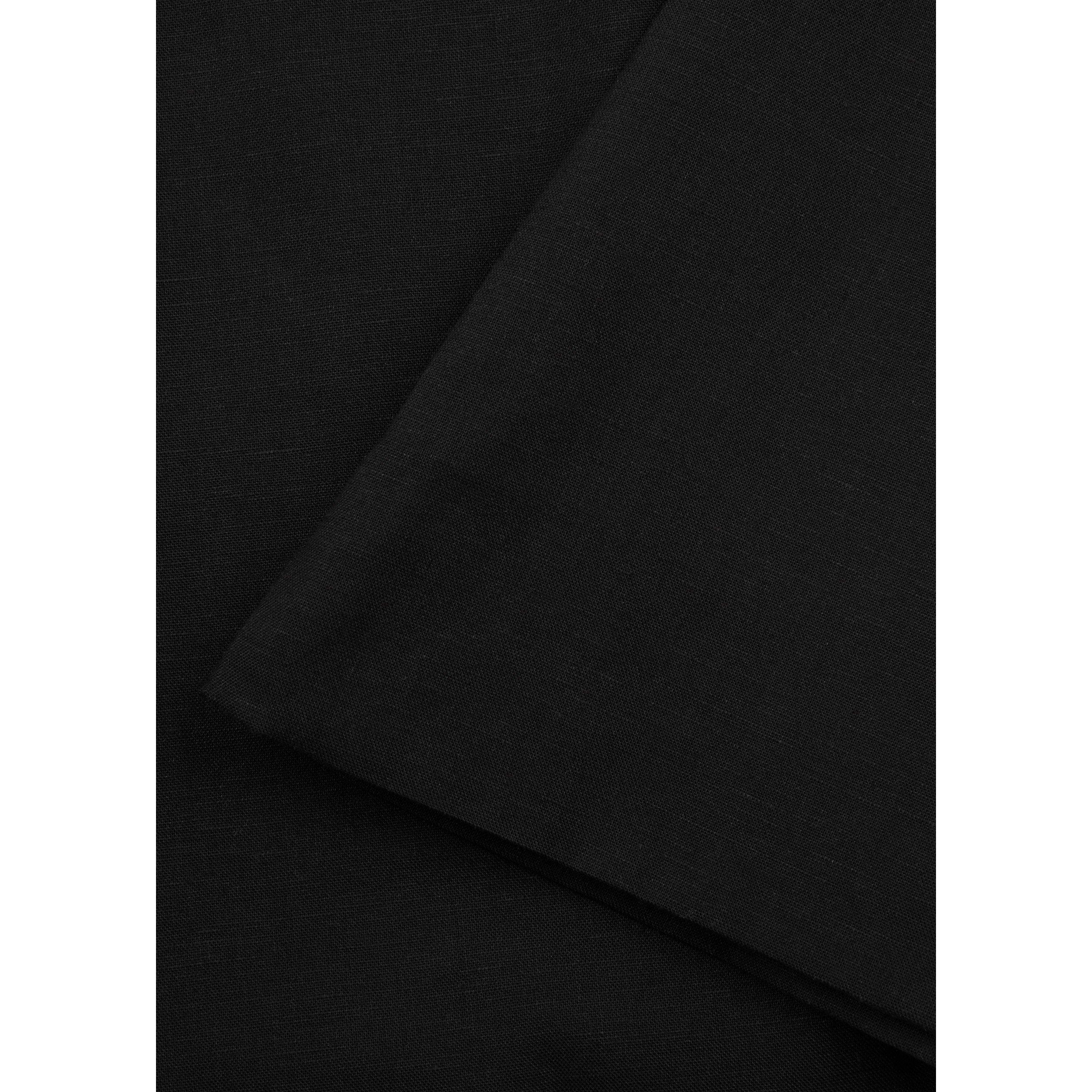 BLACK - AEXAE - TO LINEN COLUMN BANDEAU TOP - 4