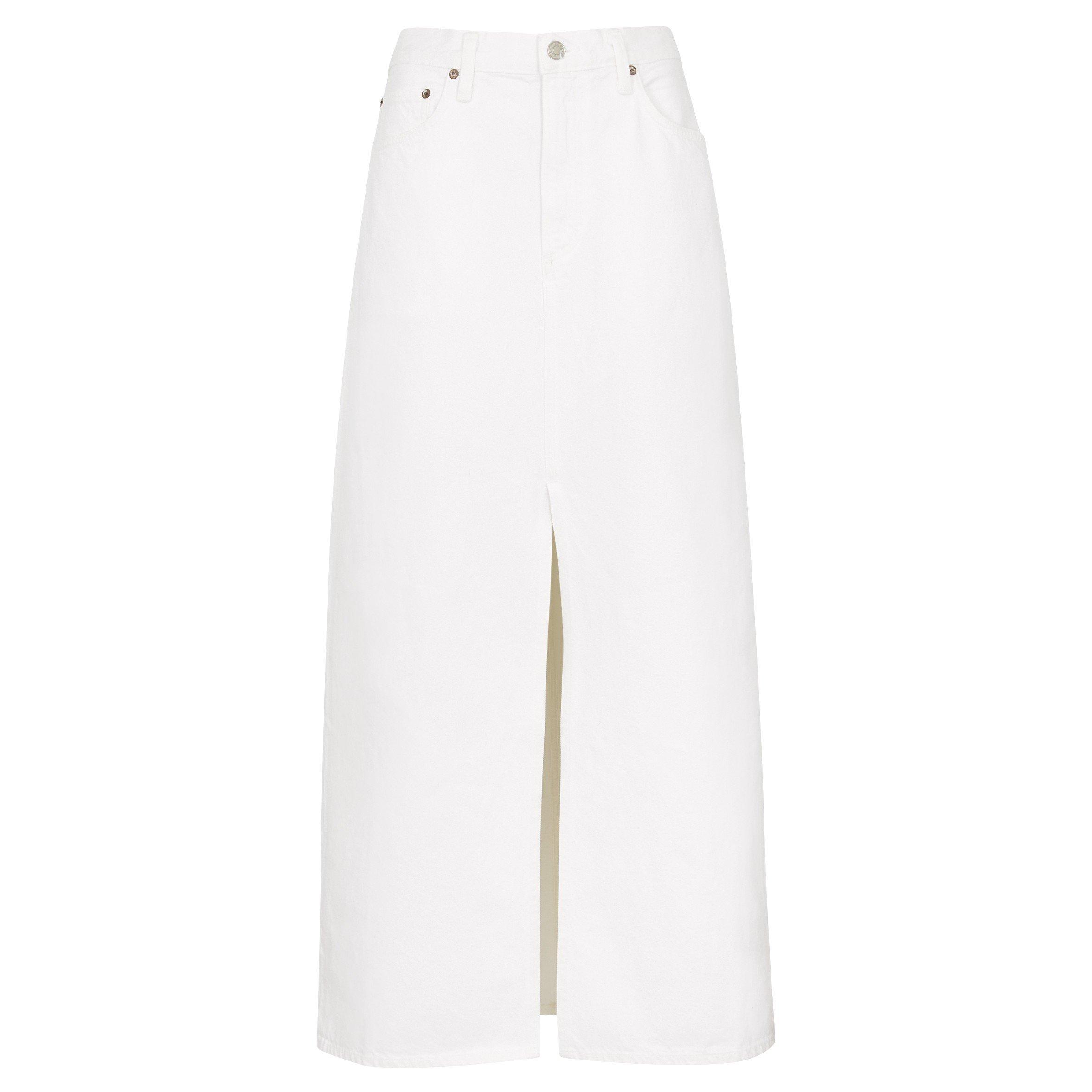 WHITE - Agolde - LS LEIF SKIRT
