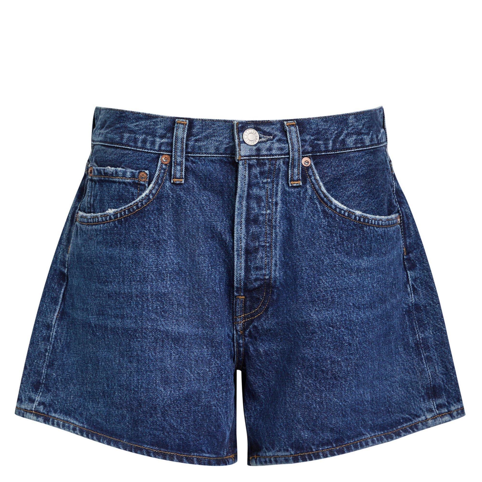 DARK BLUE - Agolde - SH PARKER LONG SHORT - LOOSE F - 1