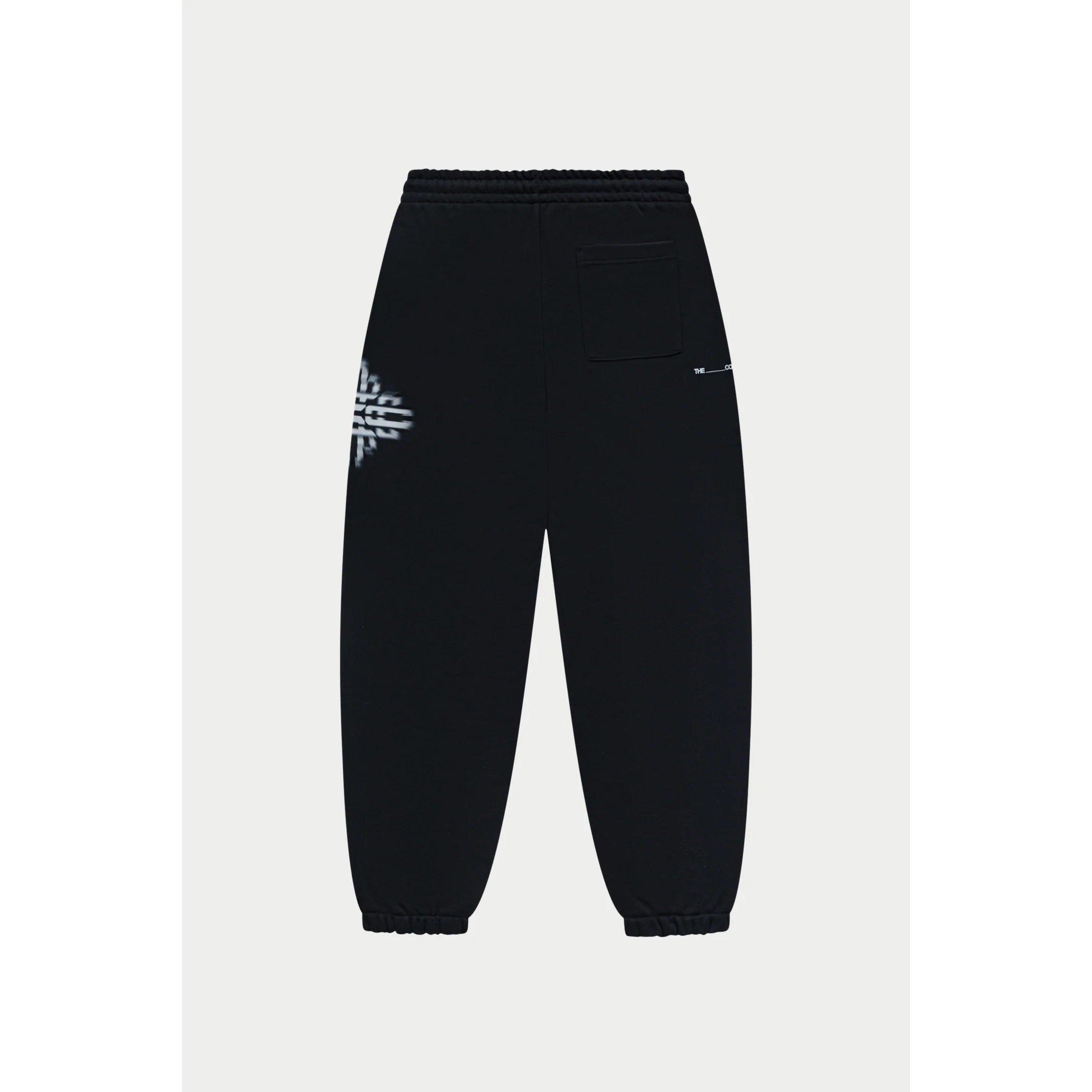 Black - The Couture Club - Men's In Motion Jogger Performance Fleece Tracksuit Bottom - 2
