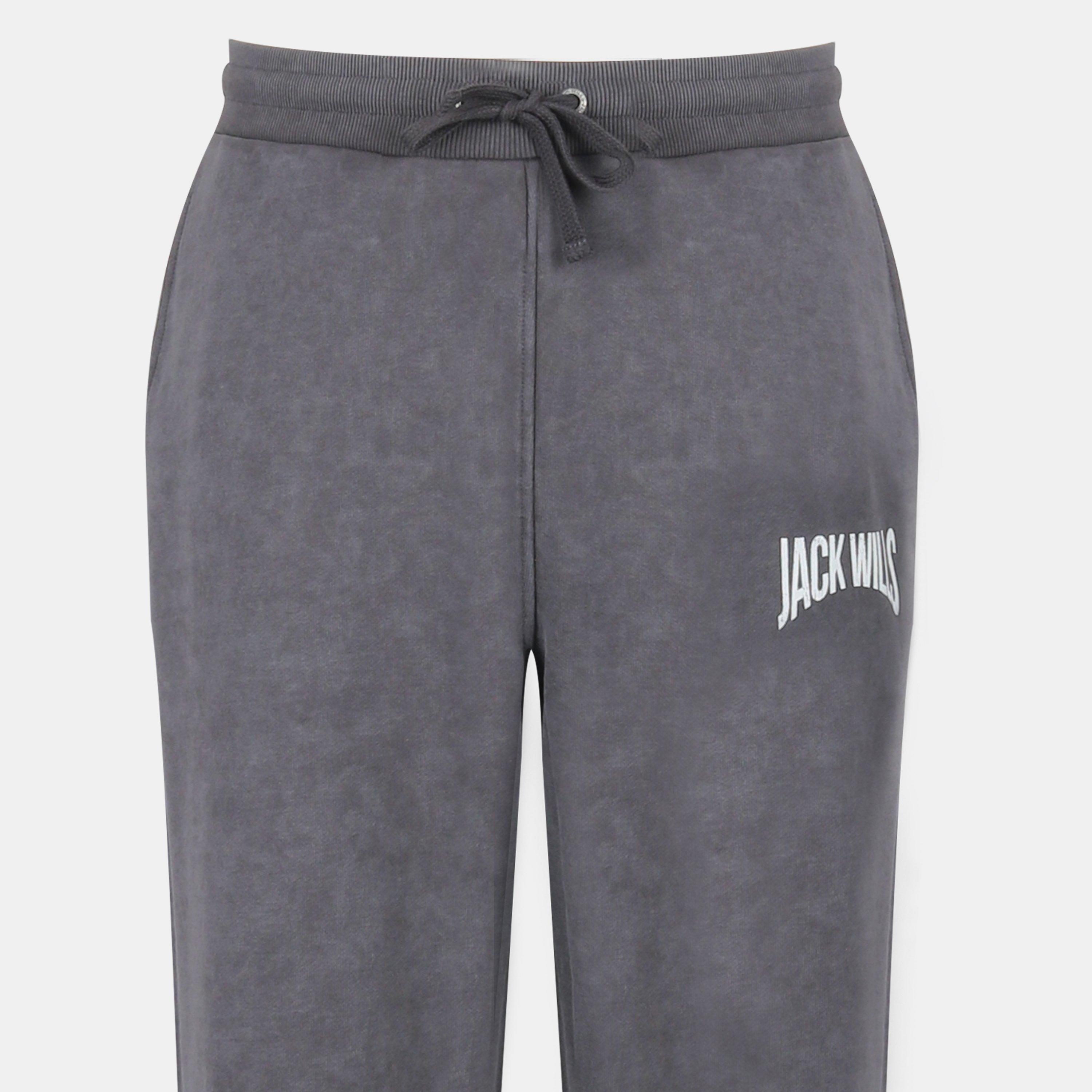 Geschmiedetes Eisen - Jack Wills - Graphic Cotton Open Hem Fleece Joggers - 3