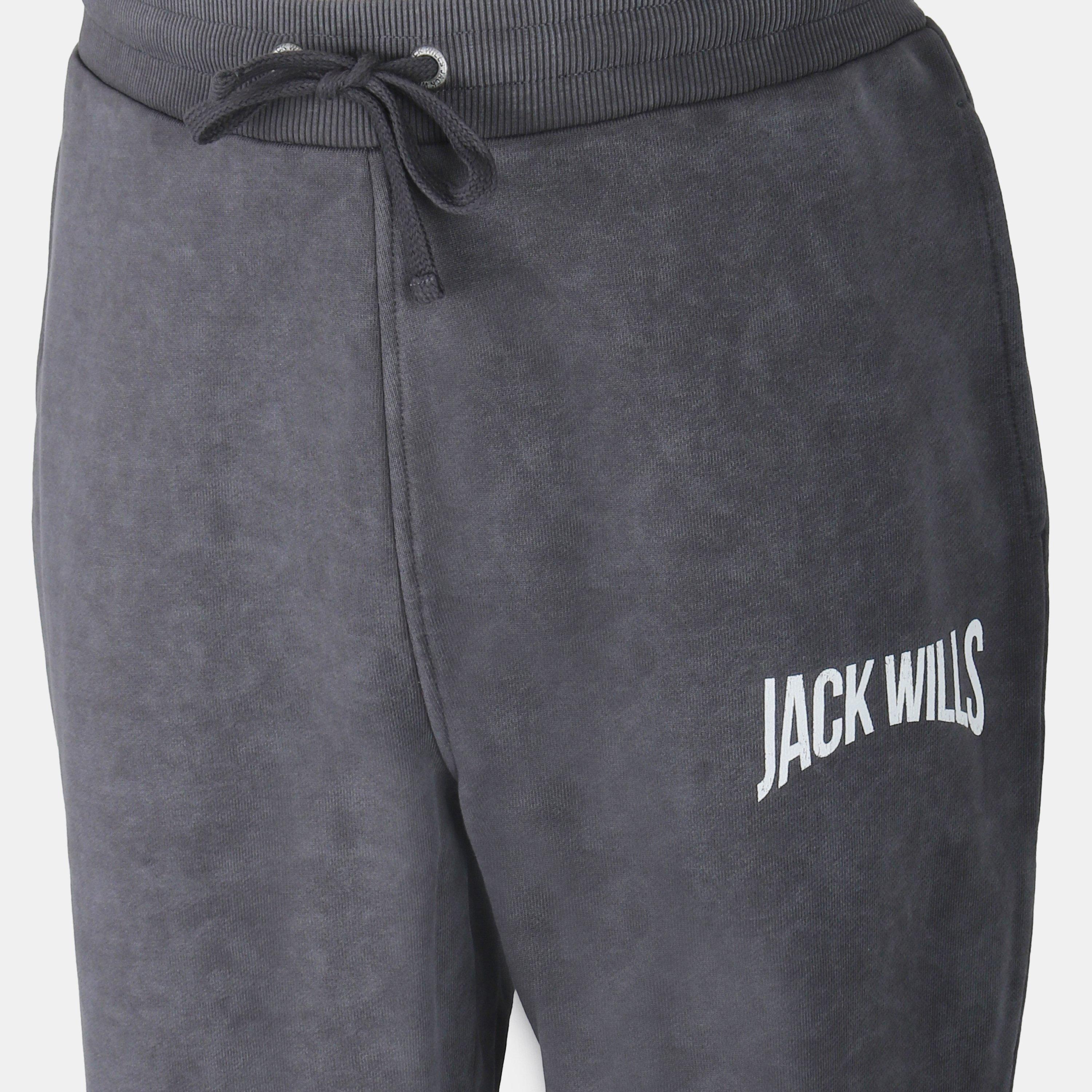 Geschmiedetes Eisen - Jack Wills - Graphic Cotton Open Hem Fleece Joggers - 4