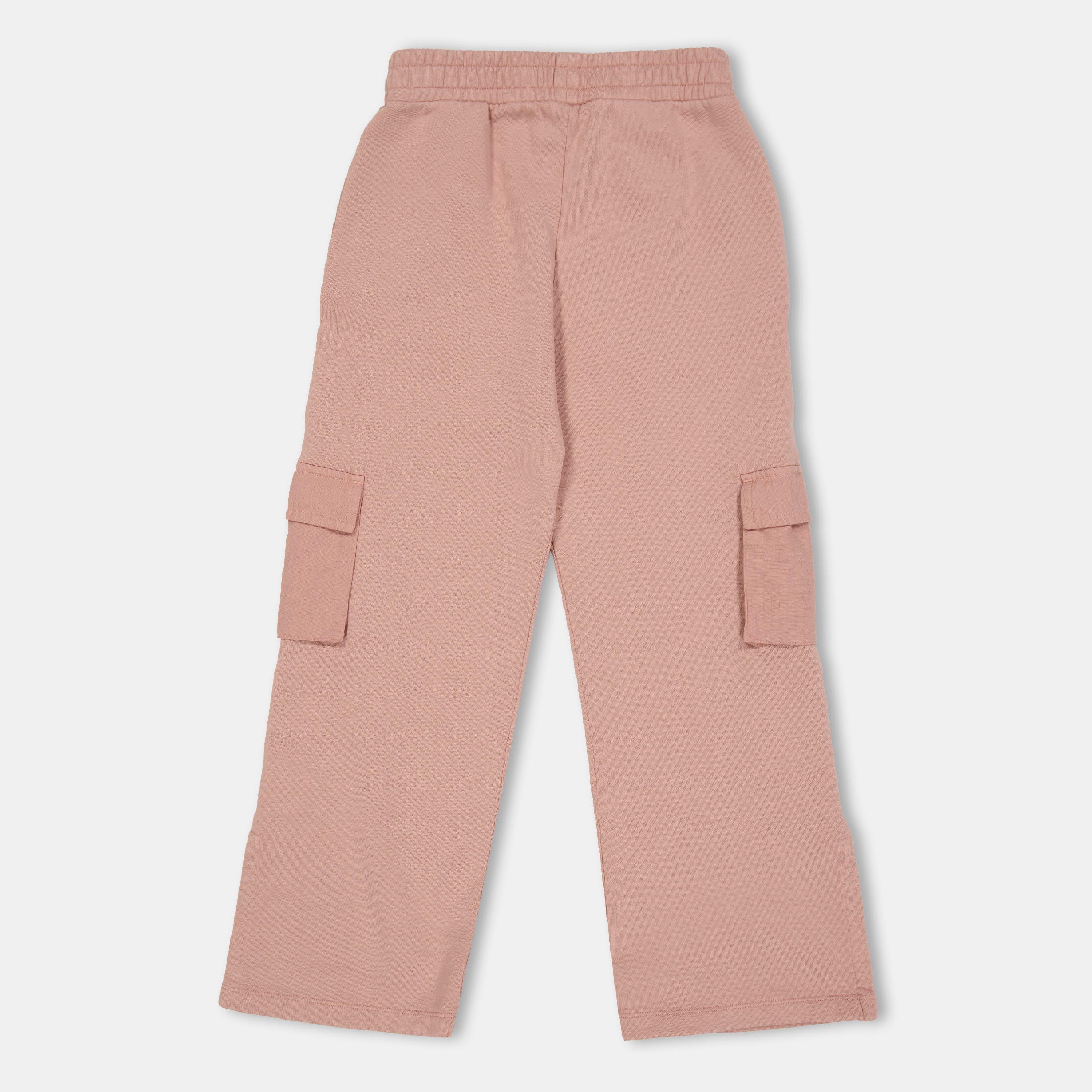 Pink 3B07 - Off White - Kids' Arrow Open Hem Fleece Joggers - 2