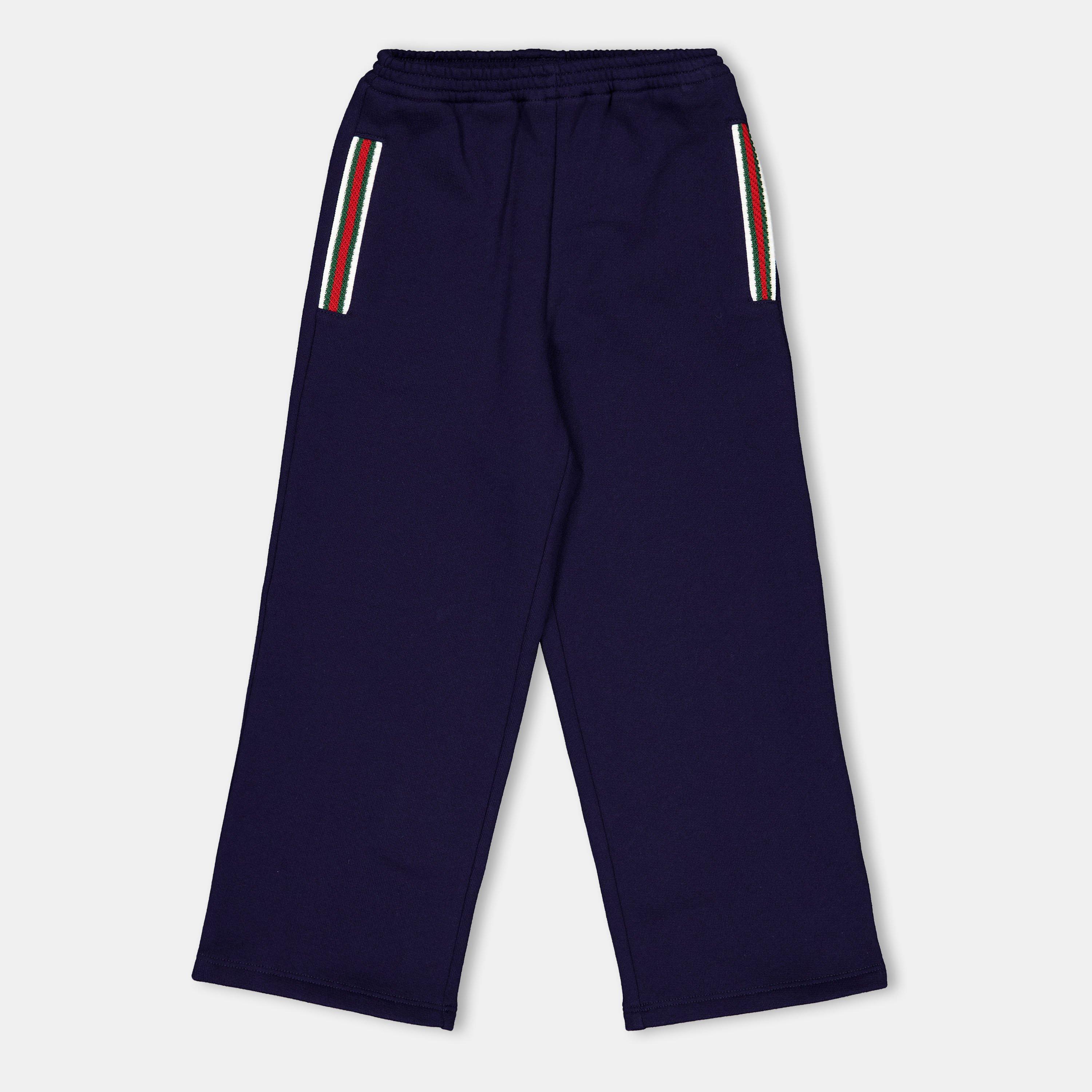 Dark Night 4780 - Gucci - Kids' Uncuffed Fleece Relaxed Fit Jogging Bottoms - 1