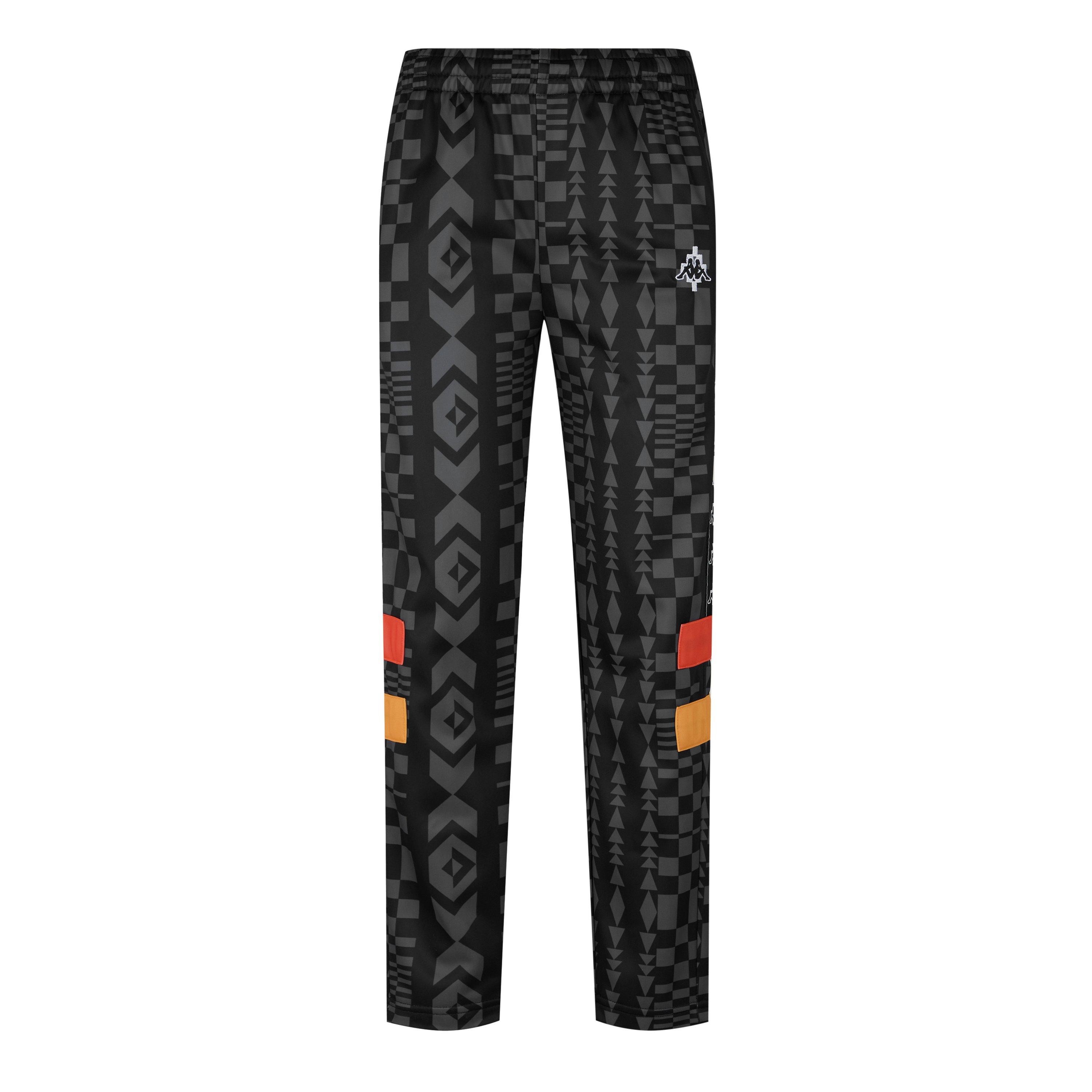 Black/Dark Gr - Marcelo Burlon - Kids' All Over Print Folk Kapa Joggers - 1