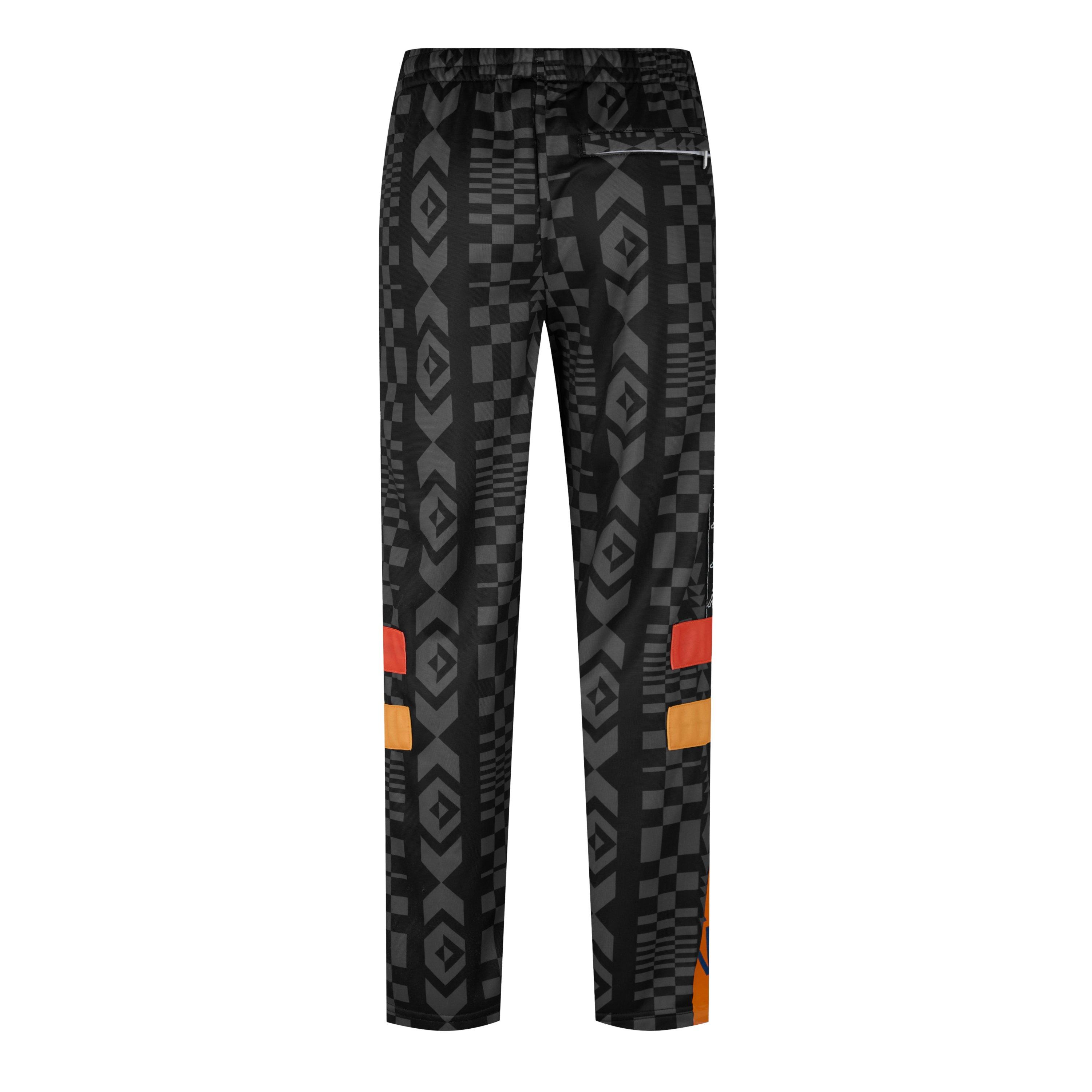 Black/Dark Gr - Marcelo Burlon - Kids' All Over Print Folk Kapa Joggers - 2