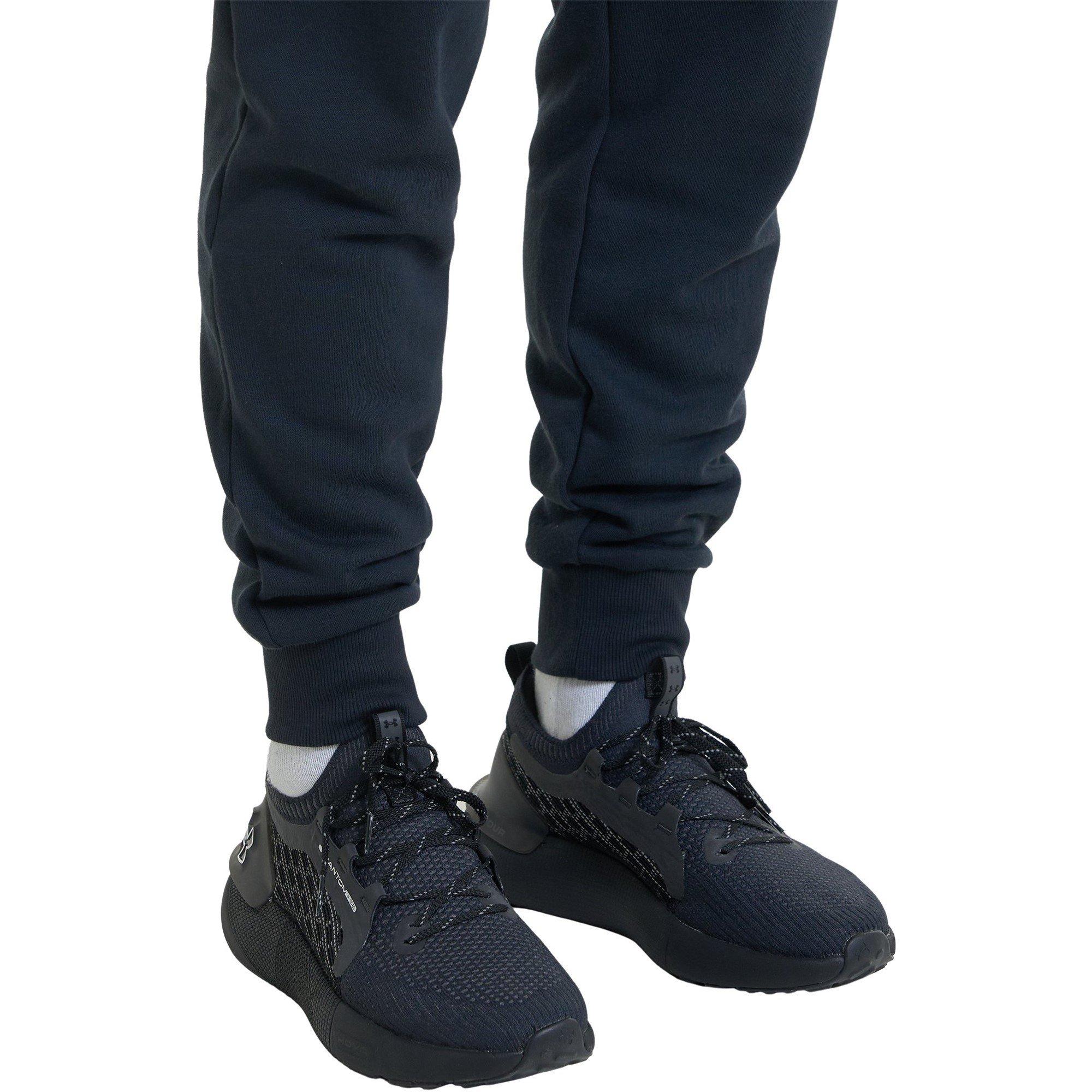 Preto - Under Armour - UA Rival Fleece Joggers Men's - 12