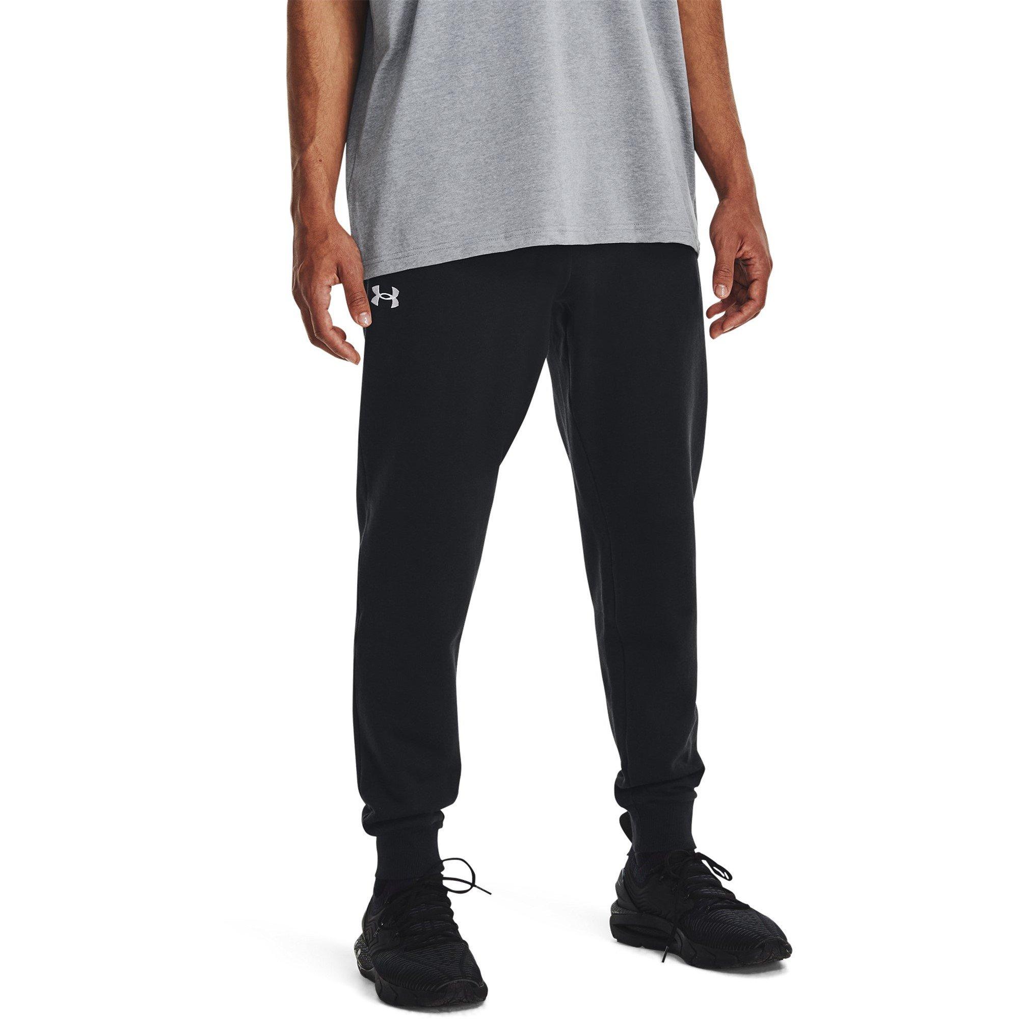 Preto - Under Armour - UA Rival Fleece Joggers Men's - 3