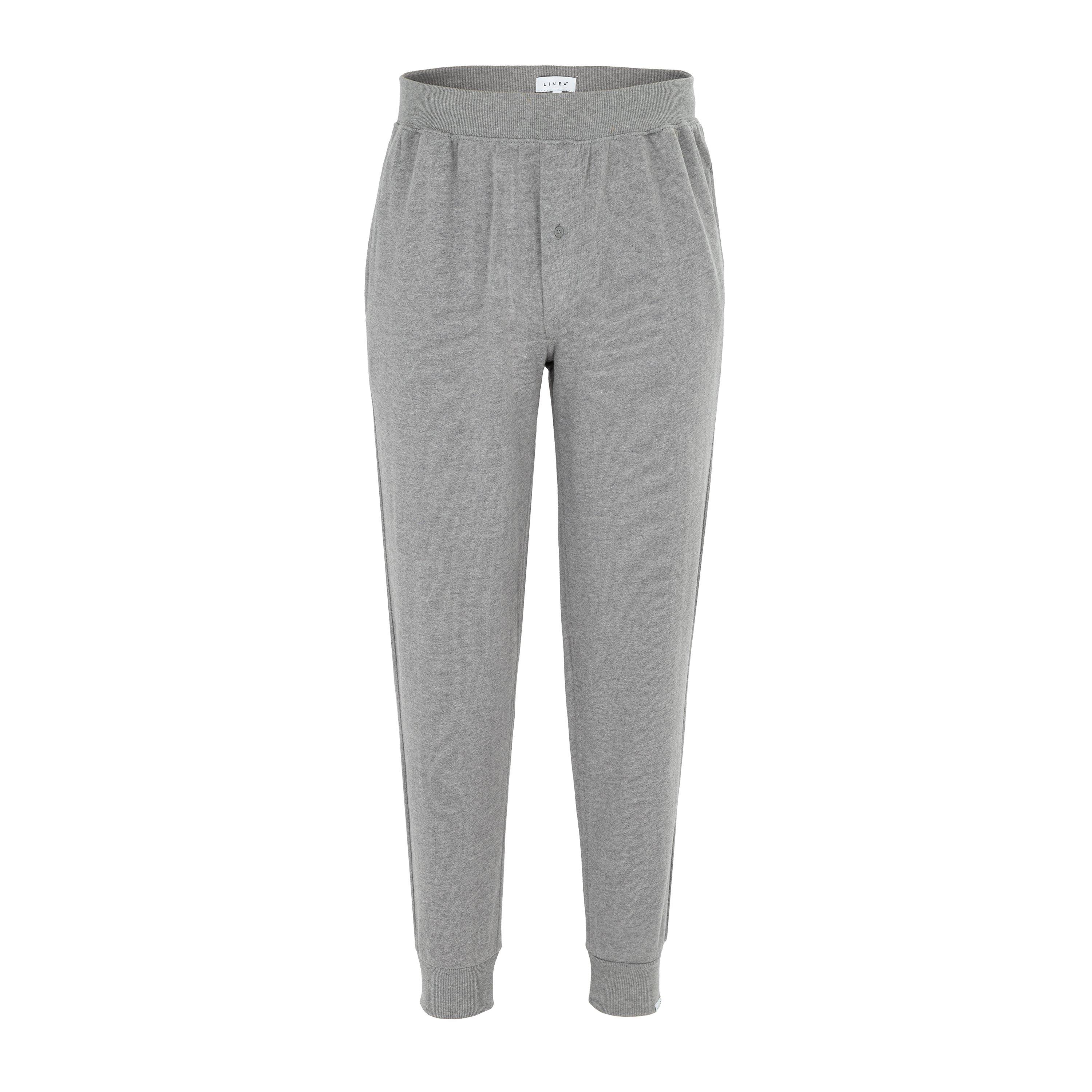 Linea Men's Light Grey Loungewear Pant - M - Image 3
