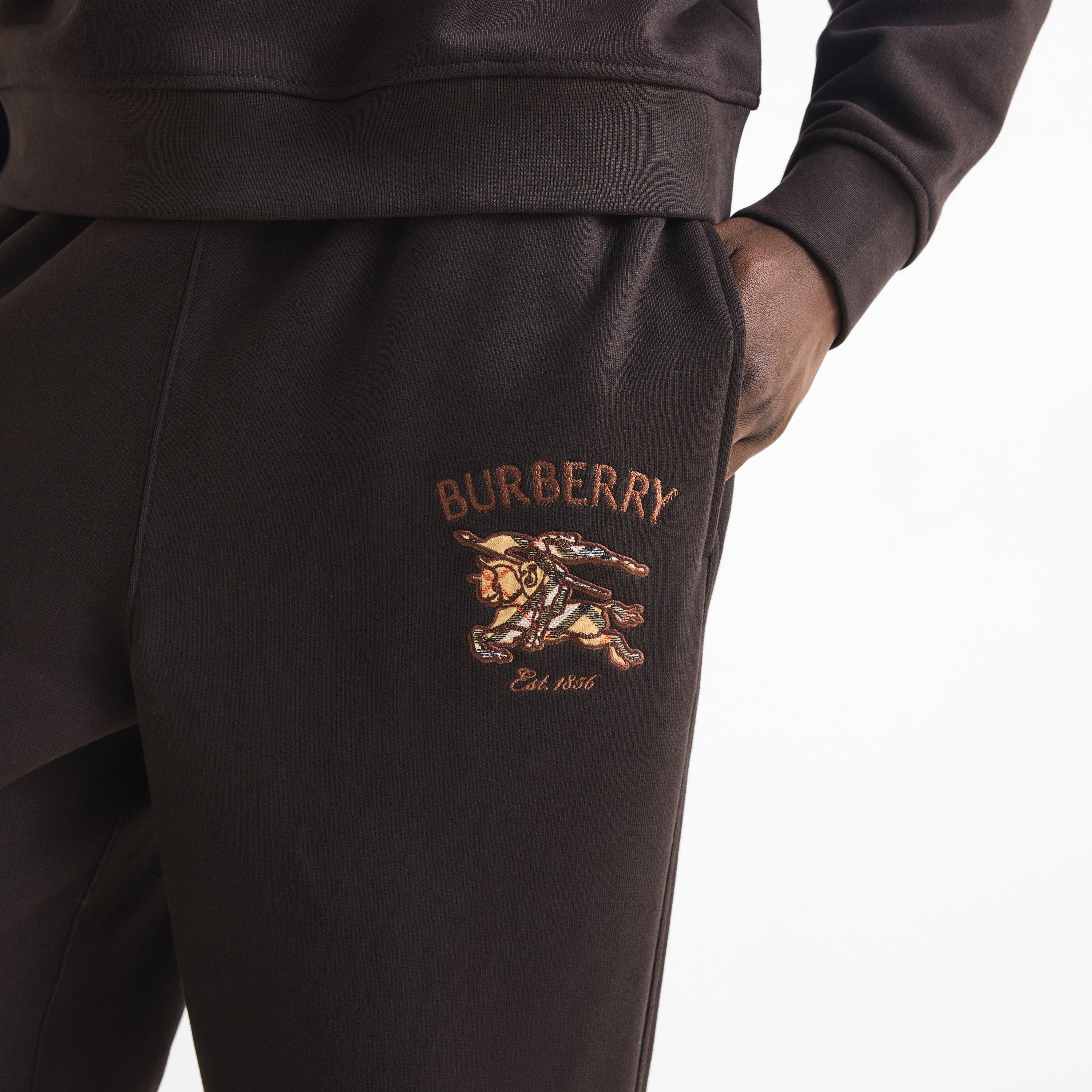 Brown - Burberry - Men's Jonny EKD Cotton Joggers - 5