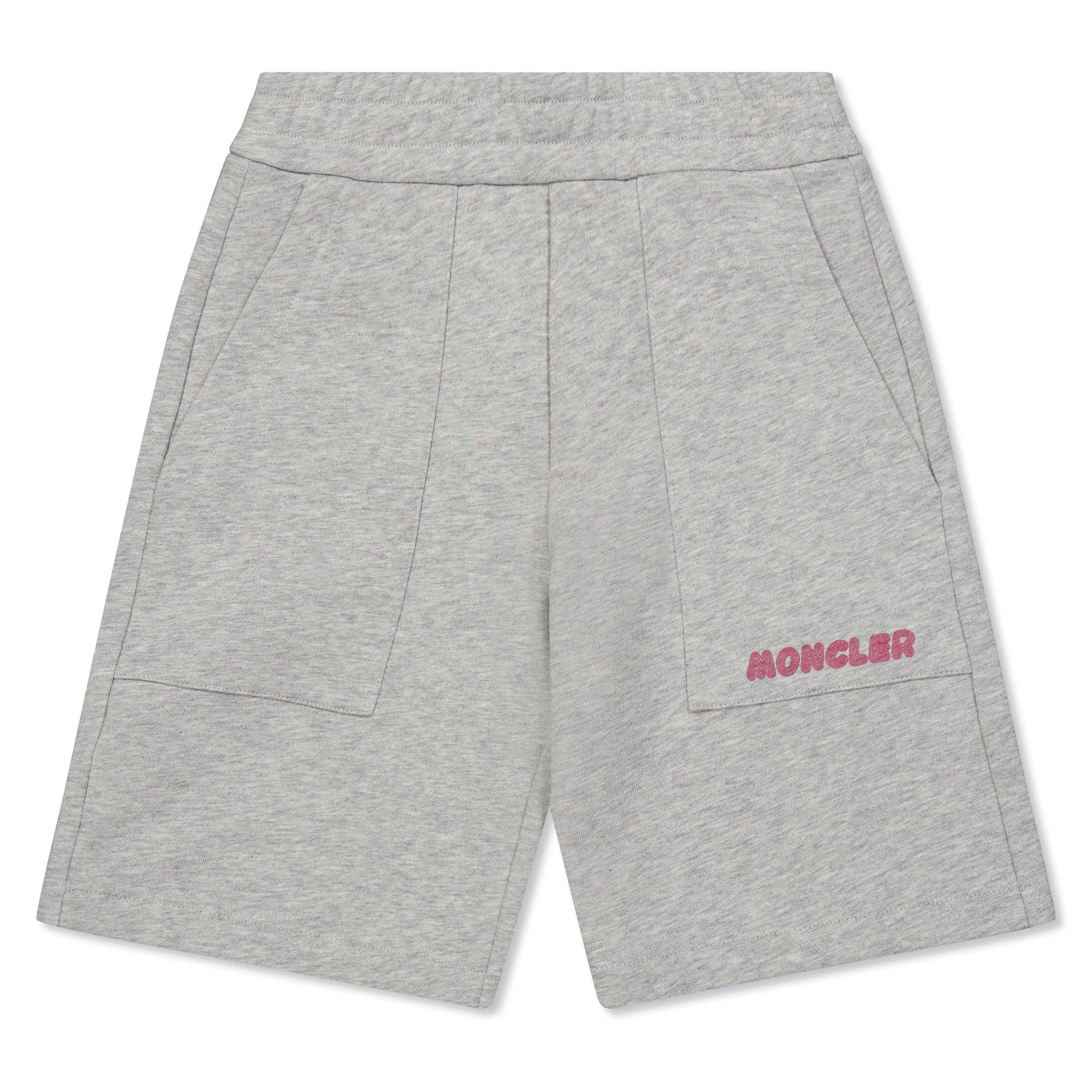 Moncler Kids' Logo Closed Cuff Jersey Joggers - Grey 980 - Size 12Y