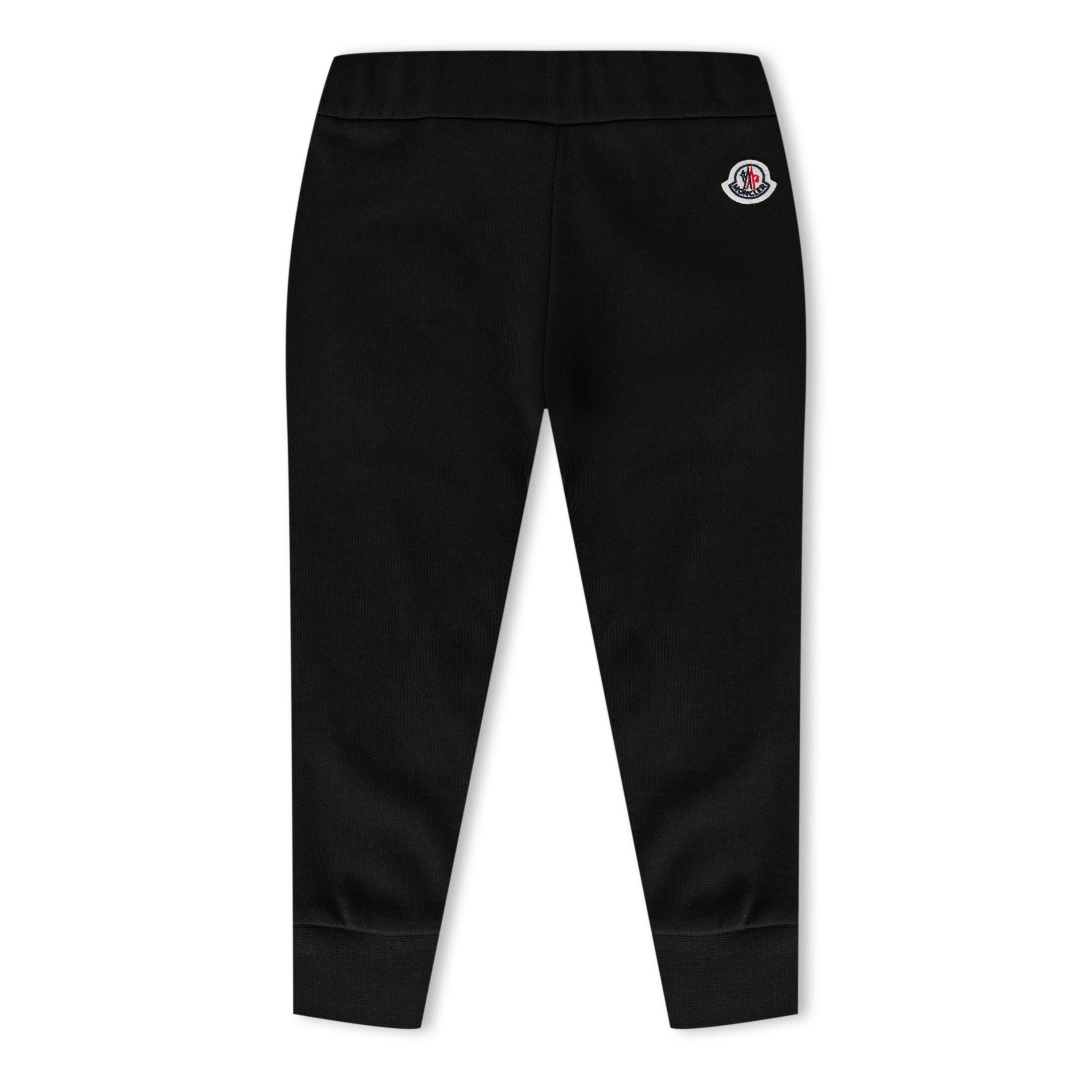 Black 999 - Moncler - Kids' Logo Closed Hem Jersey Joggers - 2
