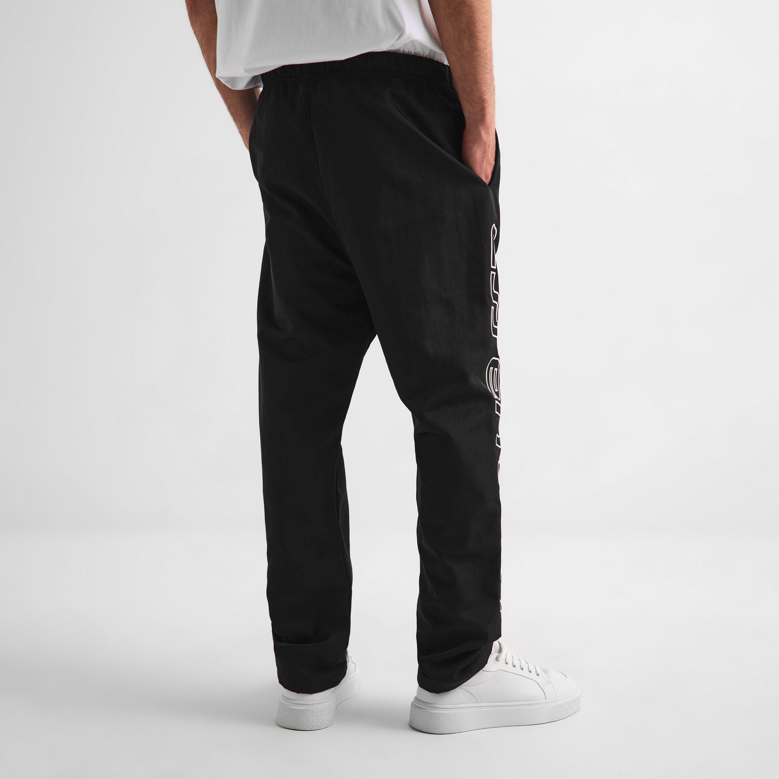 Black - Fear Of God Essentials - Men's Open Hem Fleece Jogging Bottoms - 4