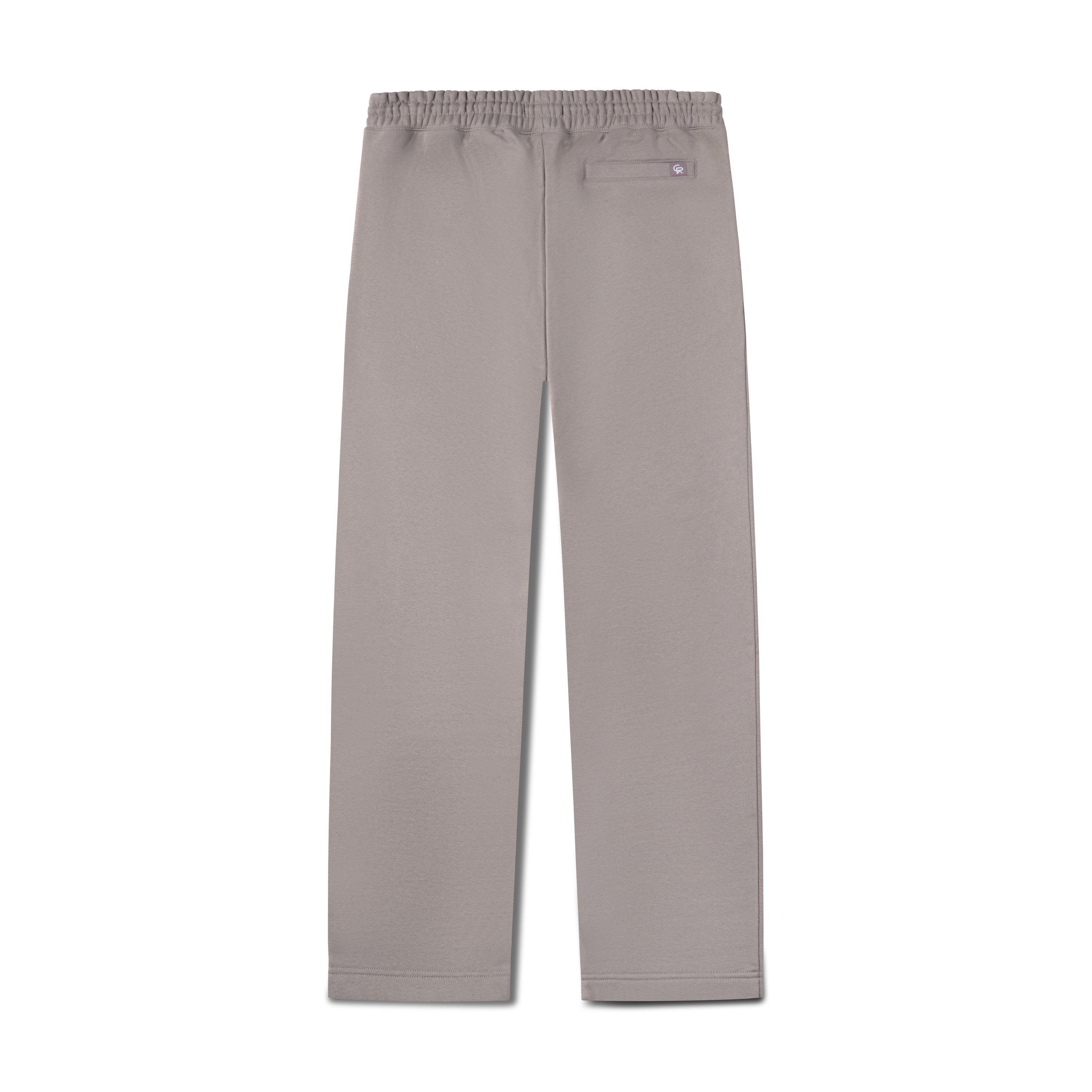 Grey - Christian Rose - Men's Left Pocket Paint Splat Cotton Joggers - 2