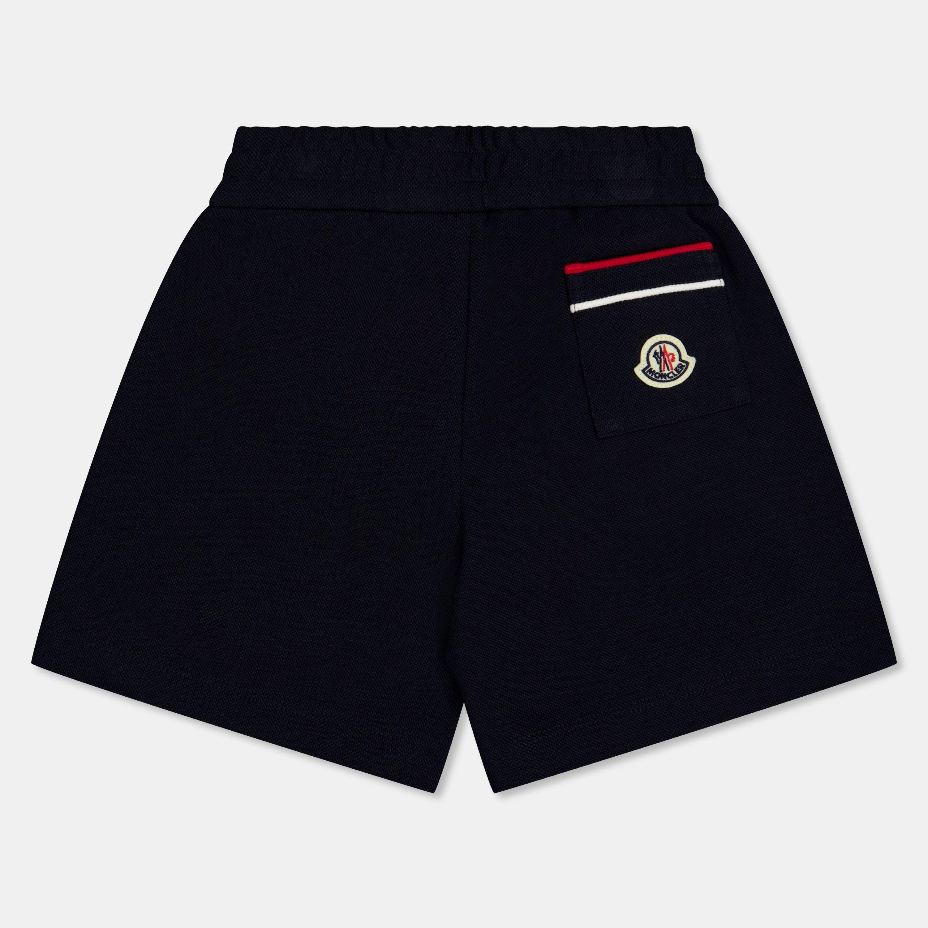 Navy 778 - Moncler - Kids' Logo Closed Hem Jersey Joggers - 2