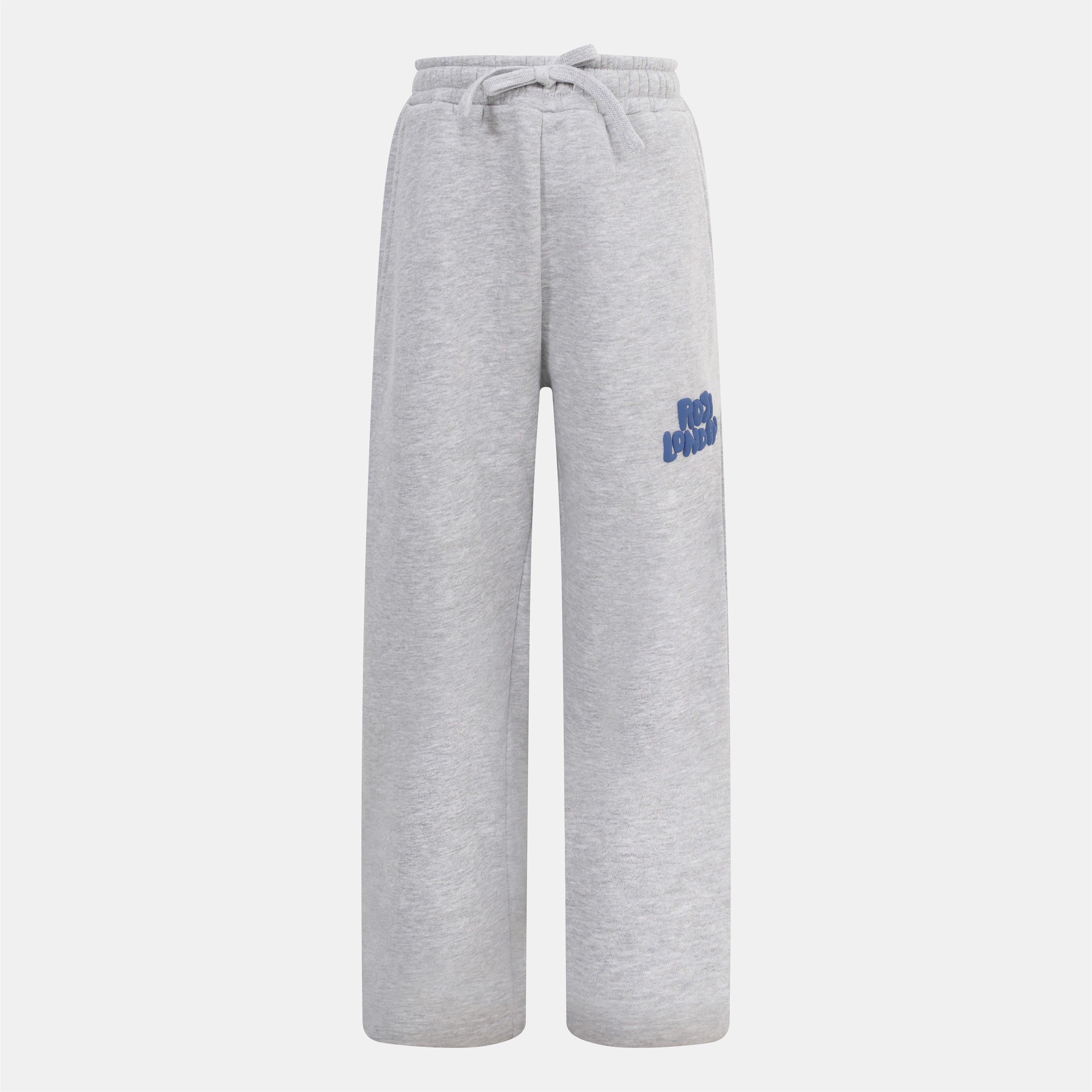 Grey Marl - Rose London - Sports Club Joggers Junior Girls - 1