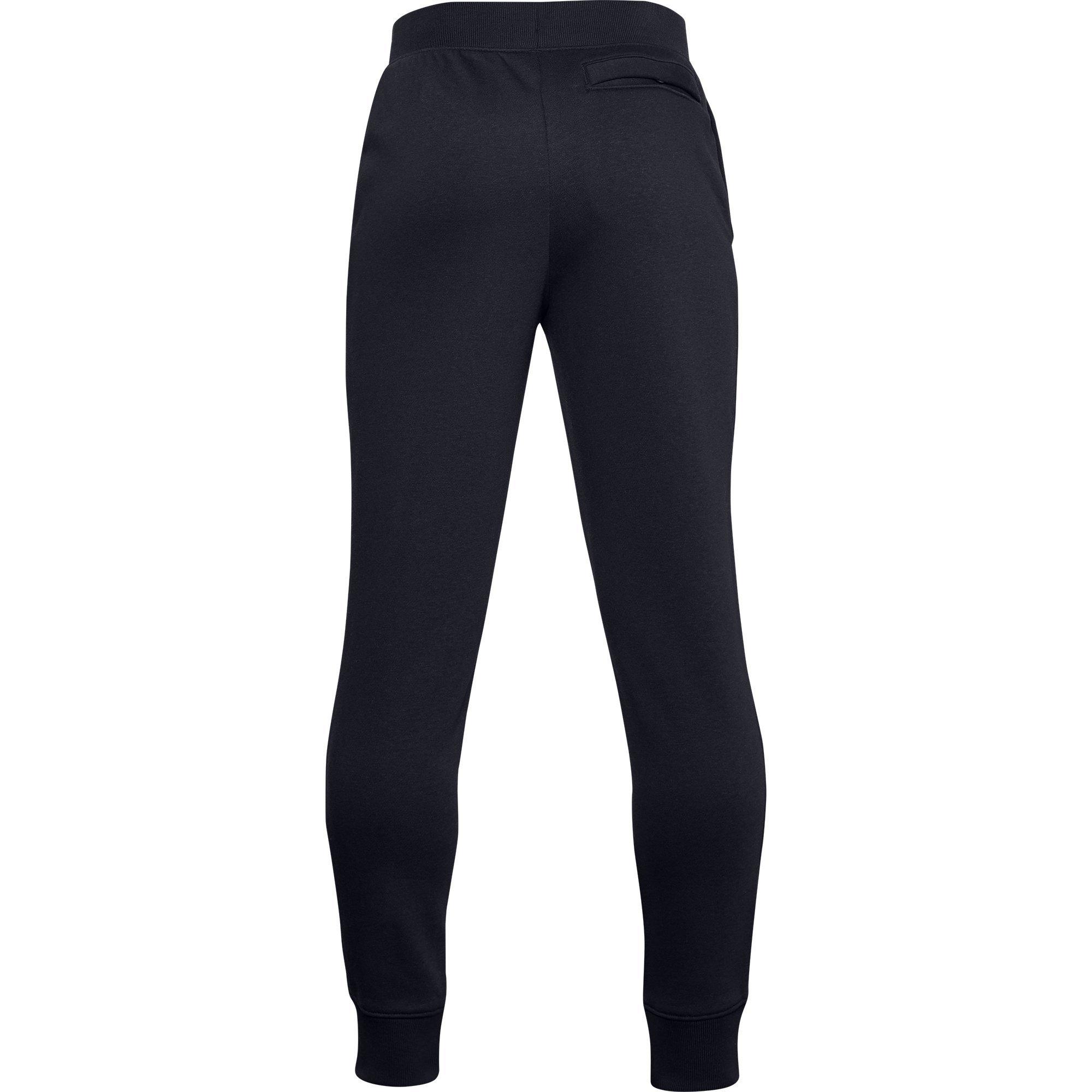 Black - Under Armour - Logo Fleece Jogging Pants Junior Boys - 2