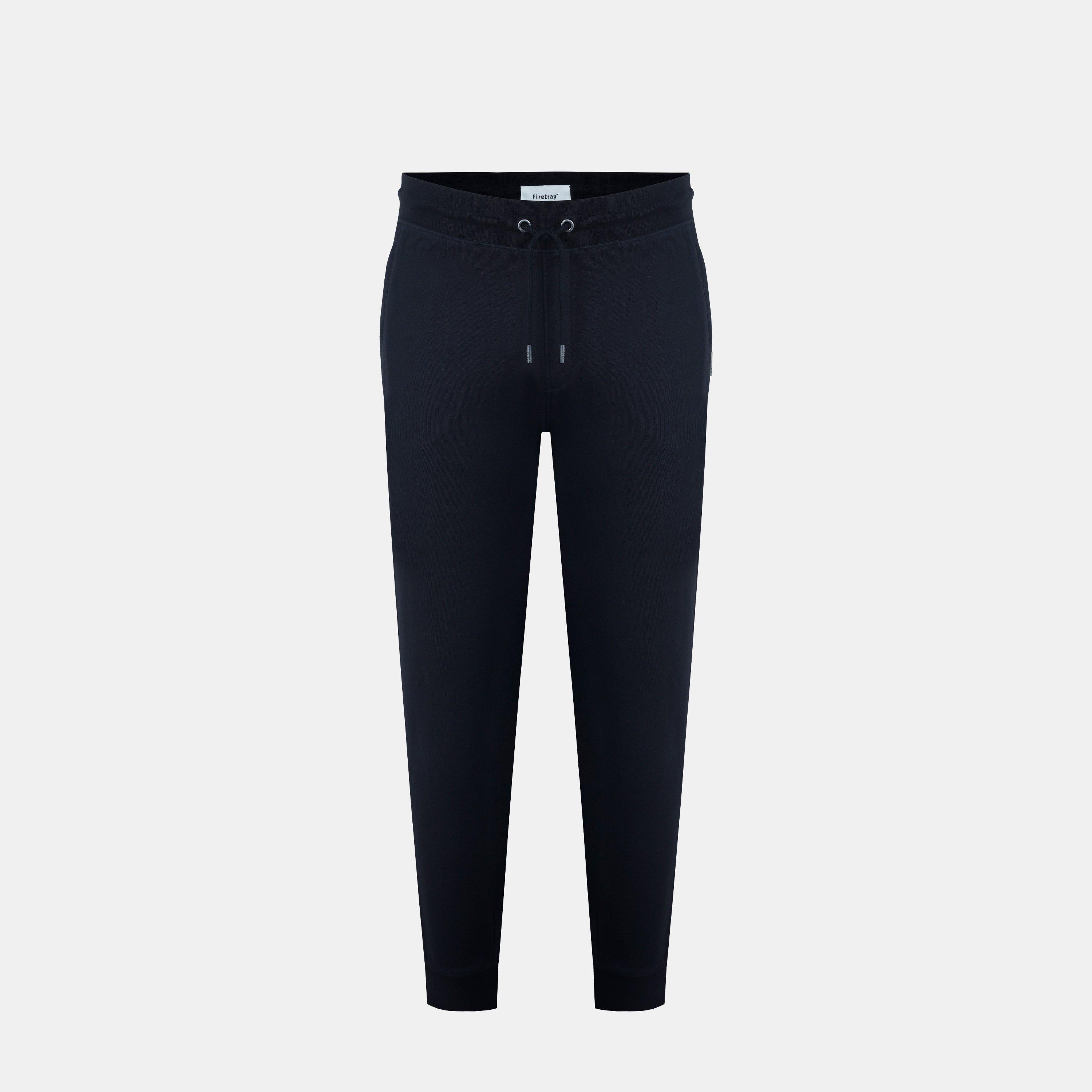 Firetrap Men's Slim Jogging Bottoms - Black - S