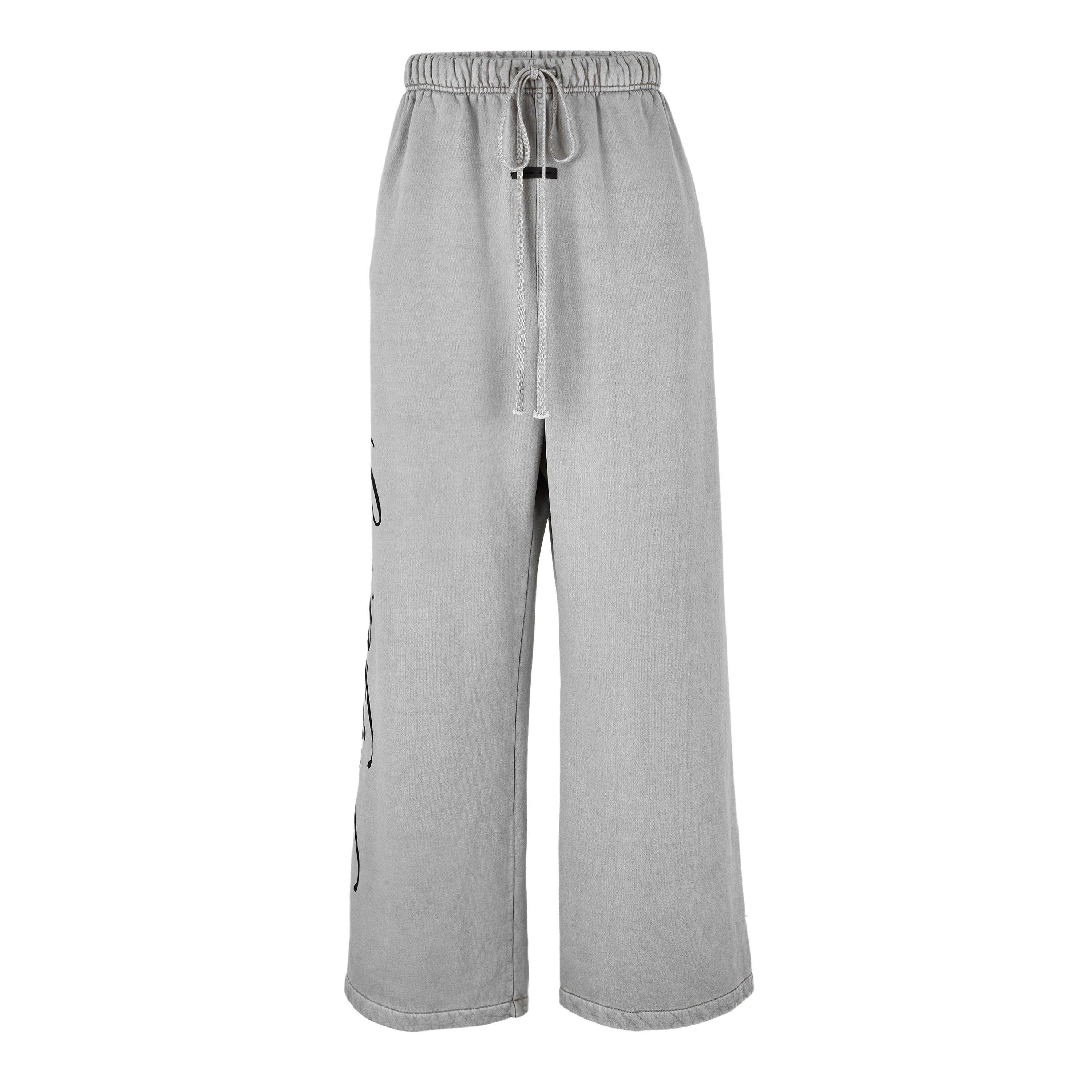 Fear Of God Essentials Men's Open Hem Fleece Jogging Bottoms - Smoke Grey - Medium