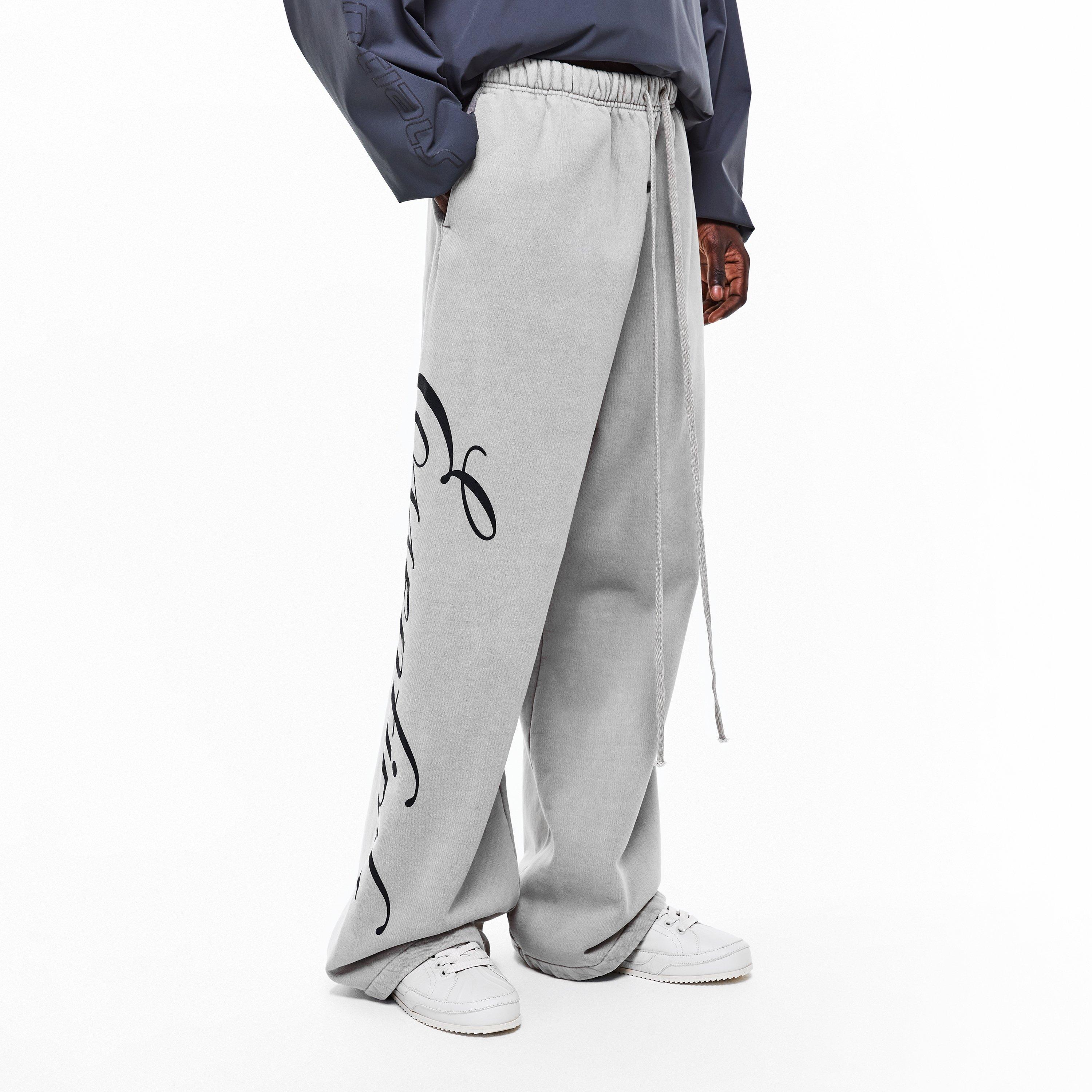 Smoke Grey - Fear Of God Essentials - Men's Open Hem Fleece Jogging Bottoms - 3