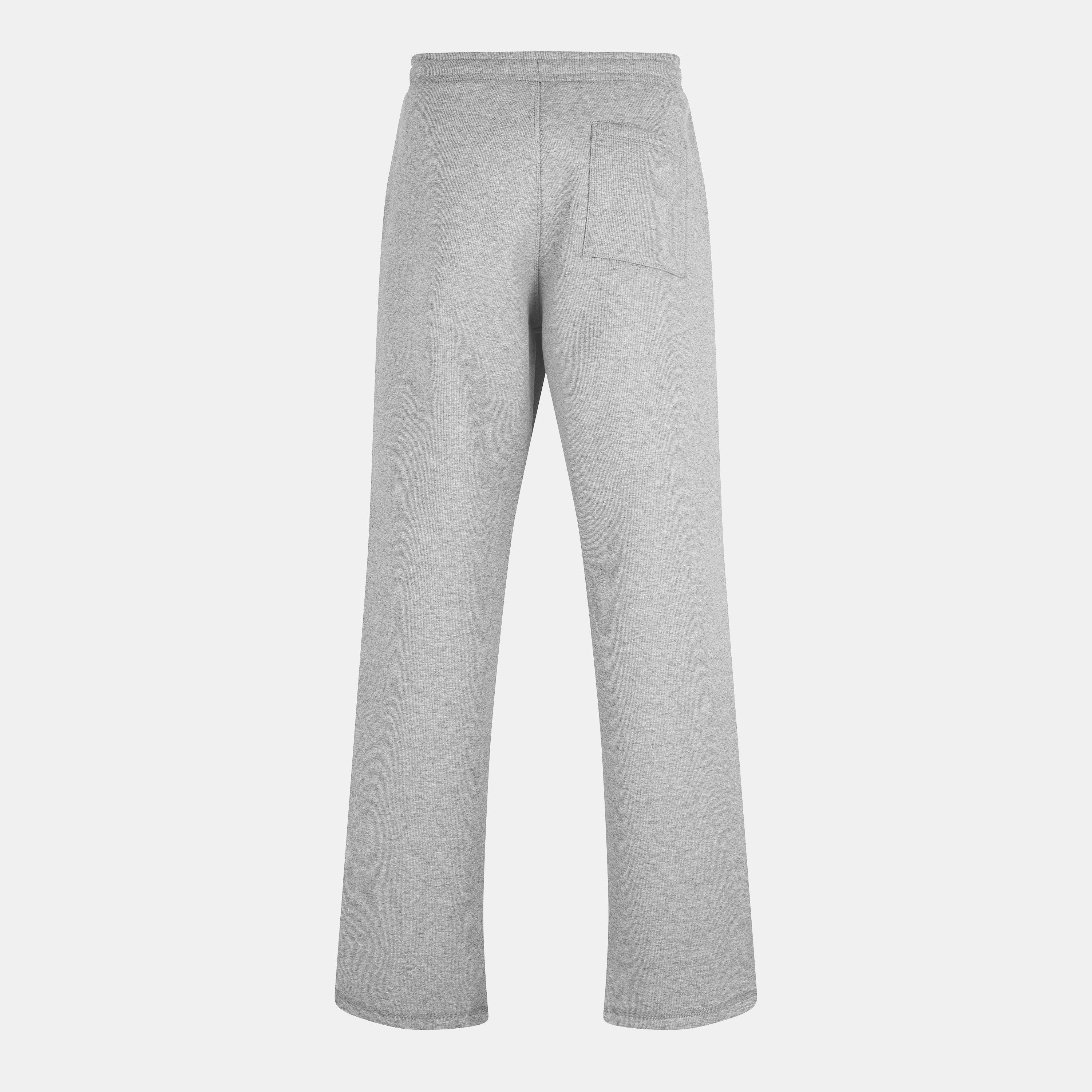 Grey Melange - Daily Paper - Men's Mono Rib Open Hem Fleece Joggers - 2