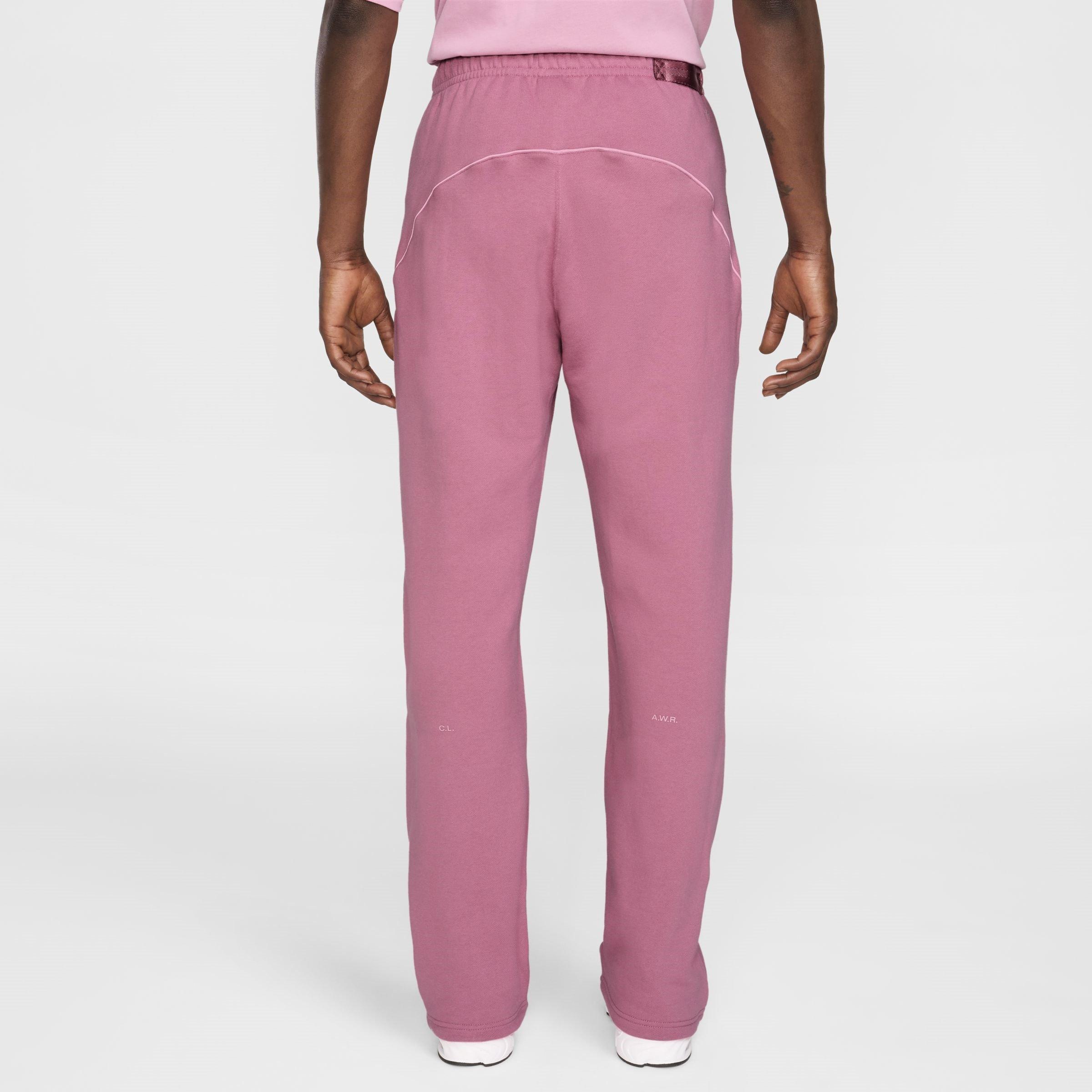 Desert Berry - Nike - Nocta Fleece Open-Hem Tracksuit Bottoms - 4