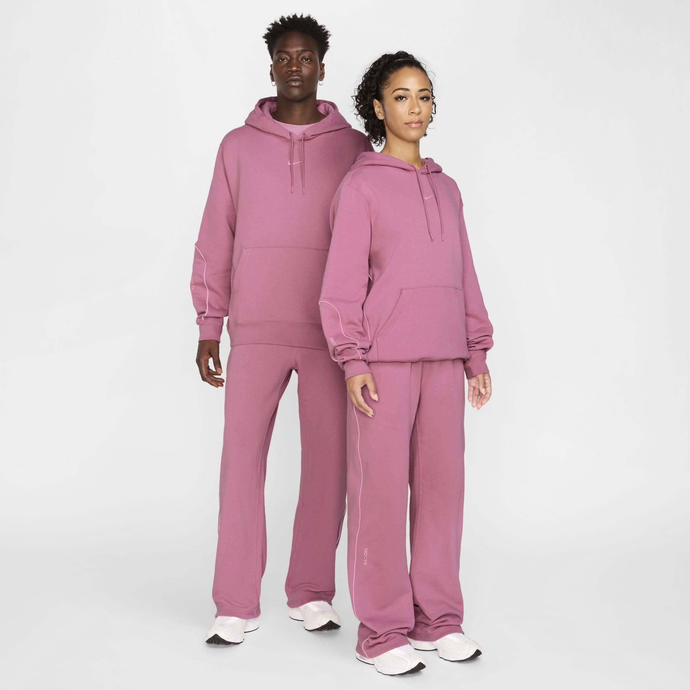 Desert Berry - Nike - Nocta Fleece Open-Hem Tracksuit Bottoms - 5