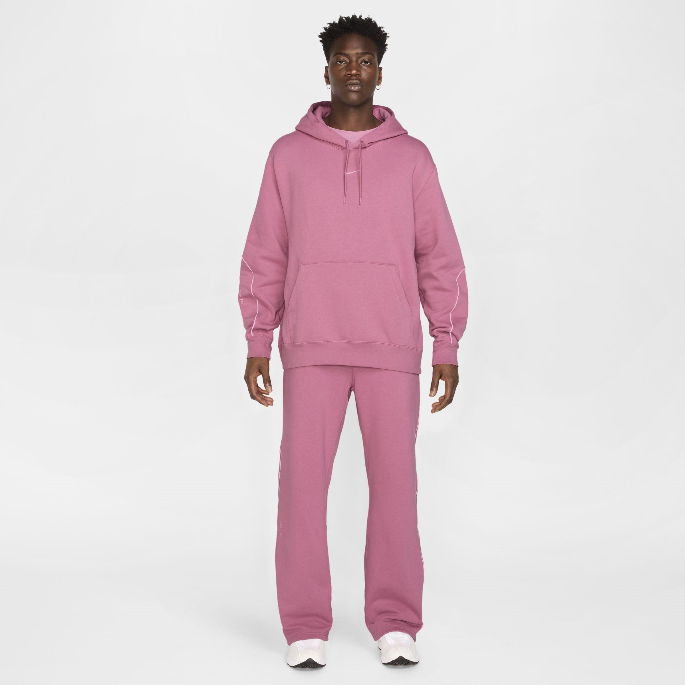 Desert Berry - Nike - Nocta Fleece Open-Hem Tracksuit Bottoms - 6