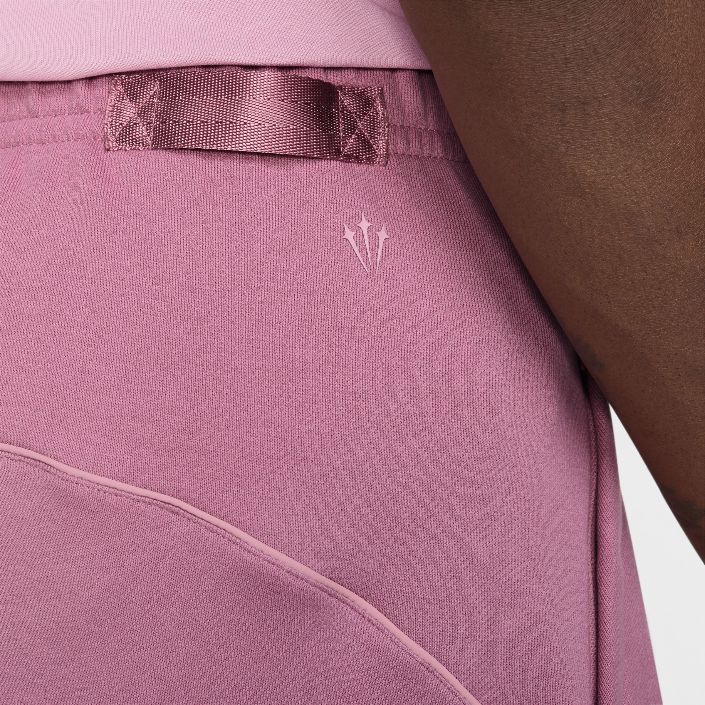 Desert Berry - Nike - Nocta Fleece Open-Hem Tracksuit Bottoms - 7