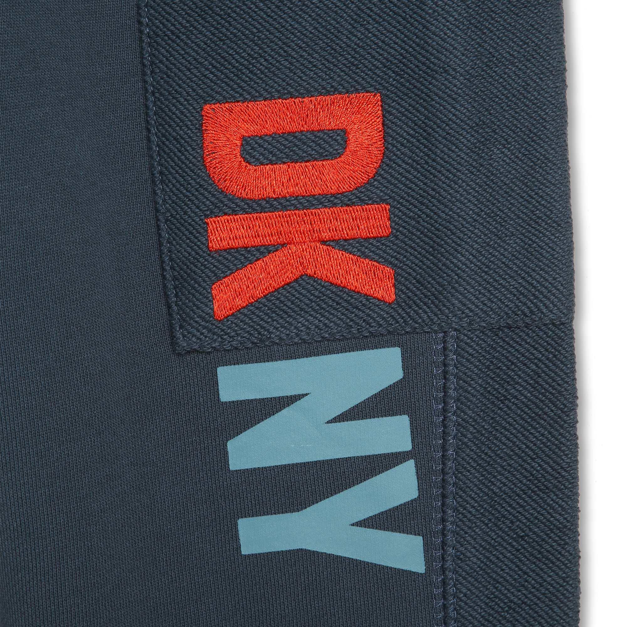 Navy 84W - DKNY - Kids' Closed Hem Jersey Joggers - 3