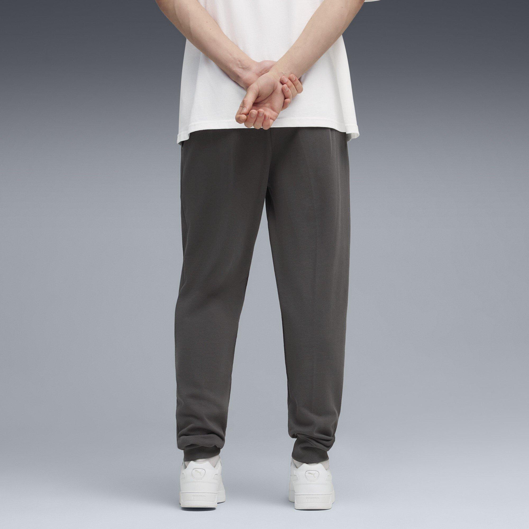 Dusky Gray - Puma - Men's EssElevated Closed Hem Jersey Joggers - 4