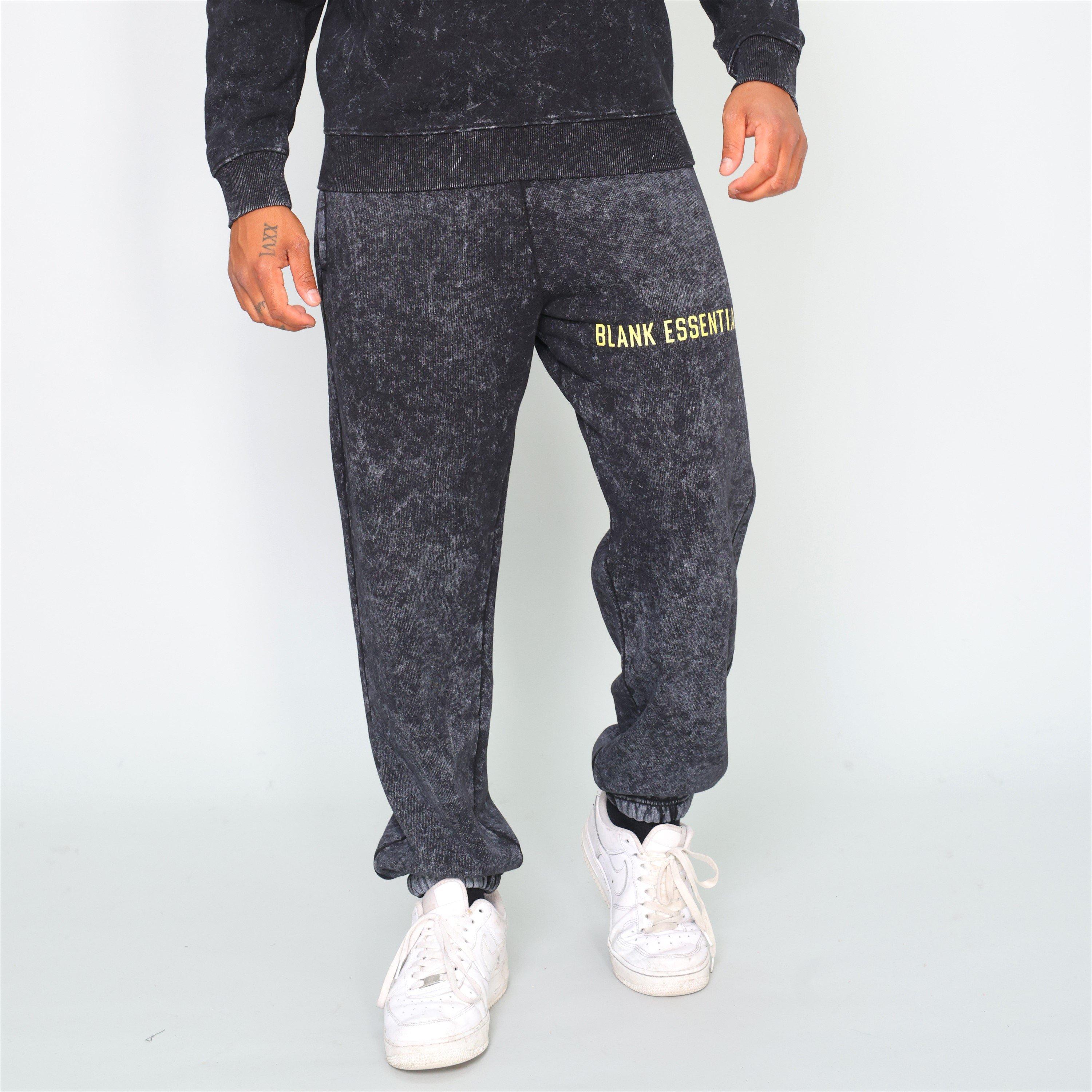 Washed Black - Blank Essentials - Essentials College Joggers - 3