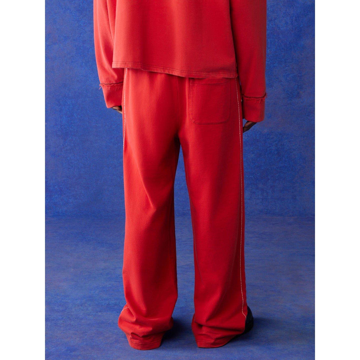 Wshed Red - True Religion - Open Hem Fleece Joggers - 2