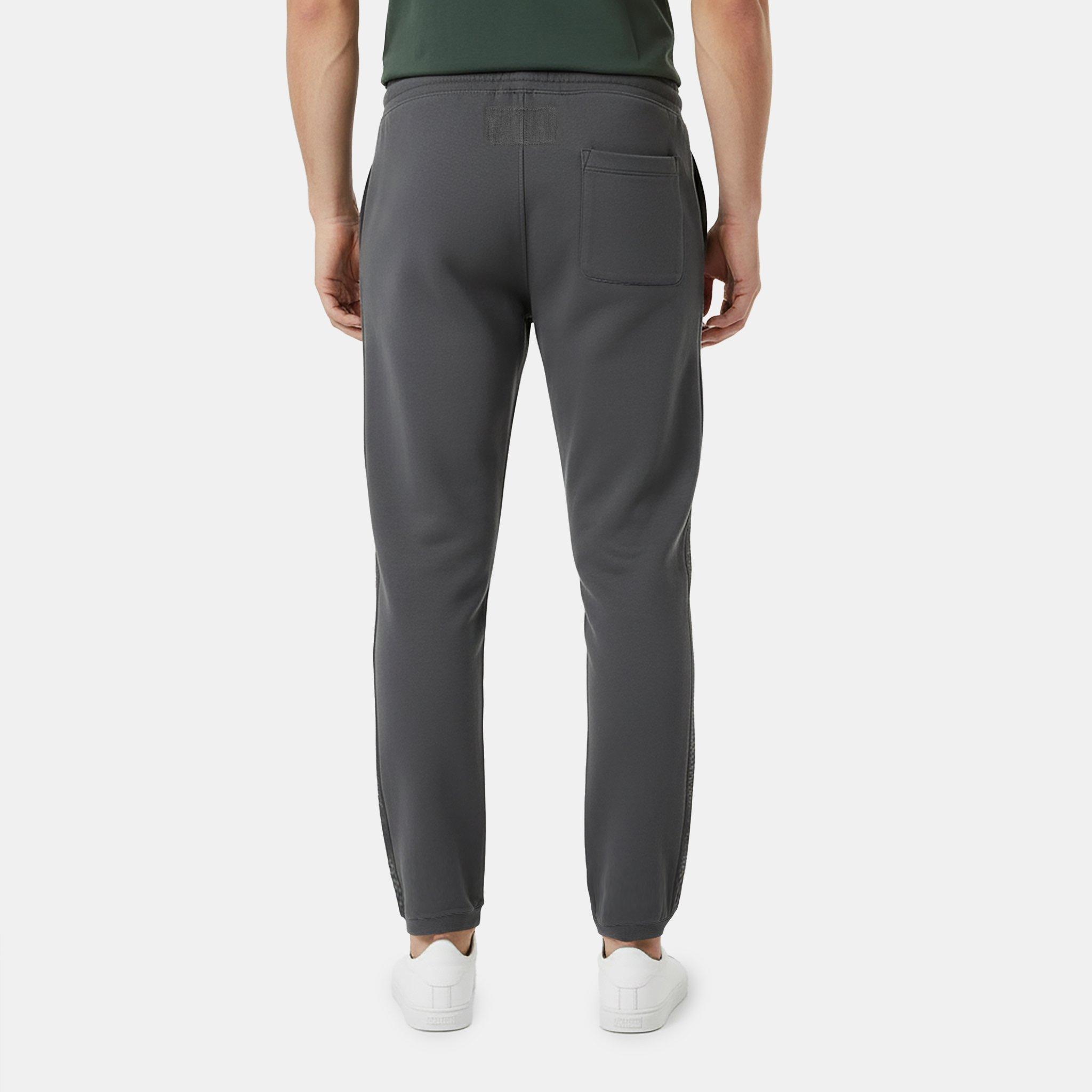 Slate - Jack Wills - Men's JW Jacquard Open Hem Fleece Joggers - 4