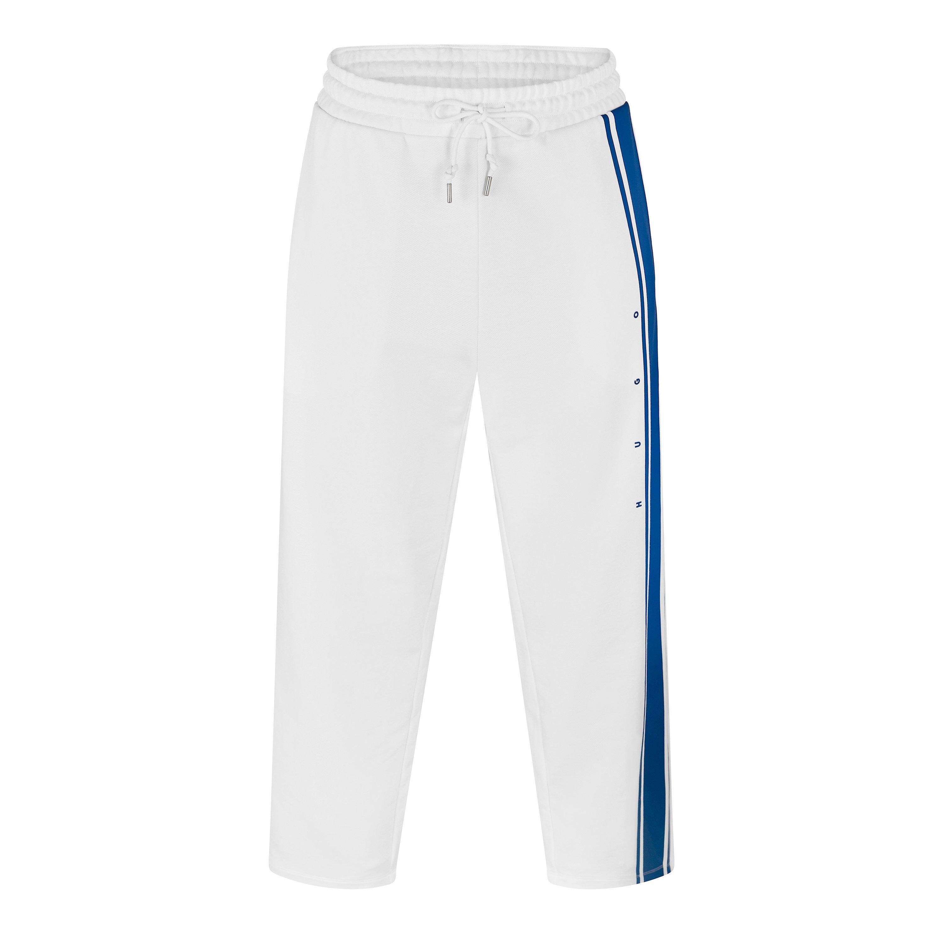 White 100 - Hugo - Men's Open Hem Fleece Joggers - 1