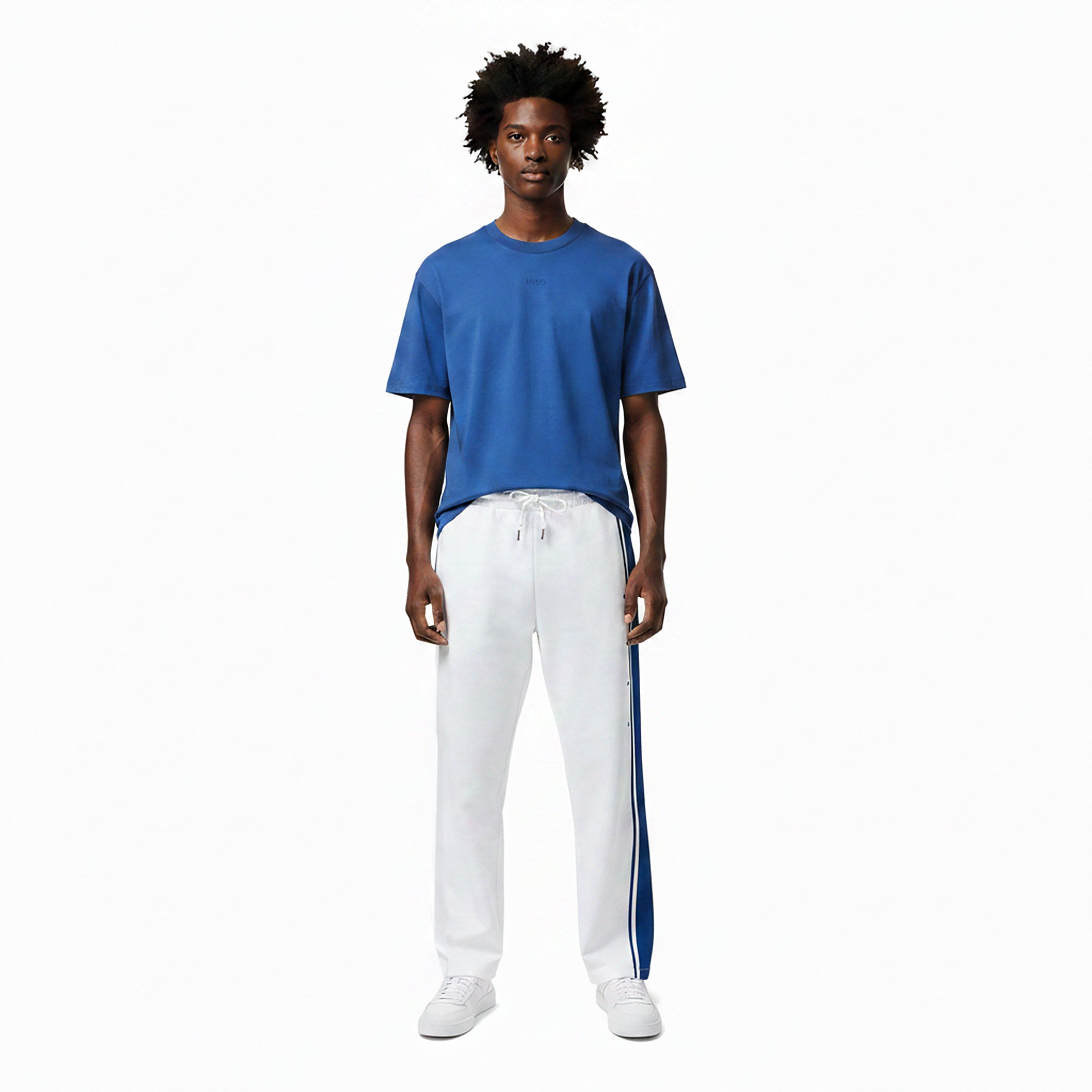 White 100 - Hugo - Men's Open Hem Fleece Joggers - 5