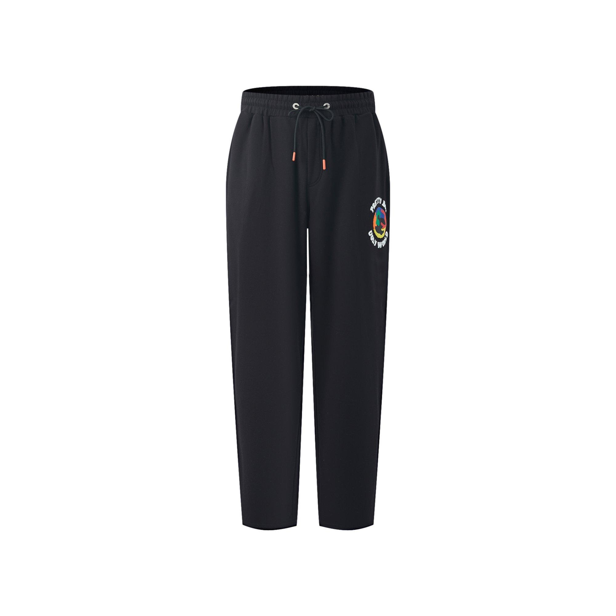 Pretty Boy Ugly World Men's The Open Hem Fleece Joggers - Black/ - Small