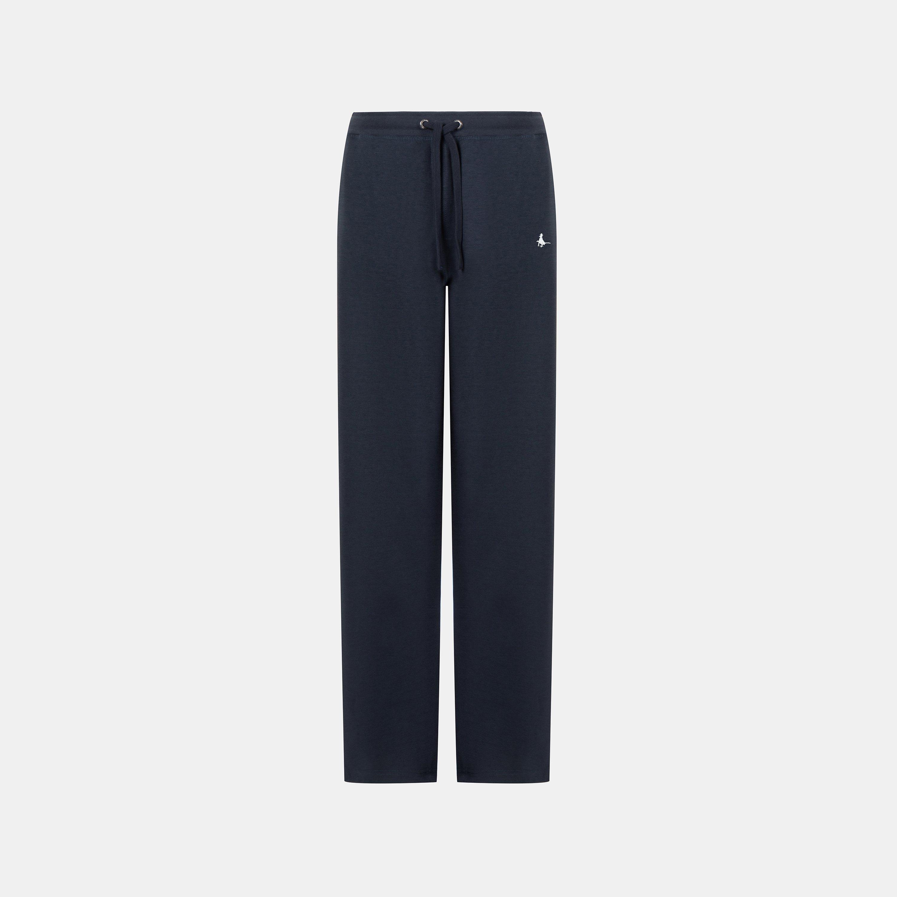 Navy - Jack Wills - JW Mens Interlock Wide leg pants - 1